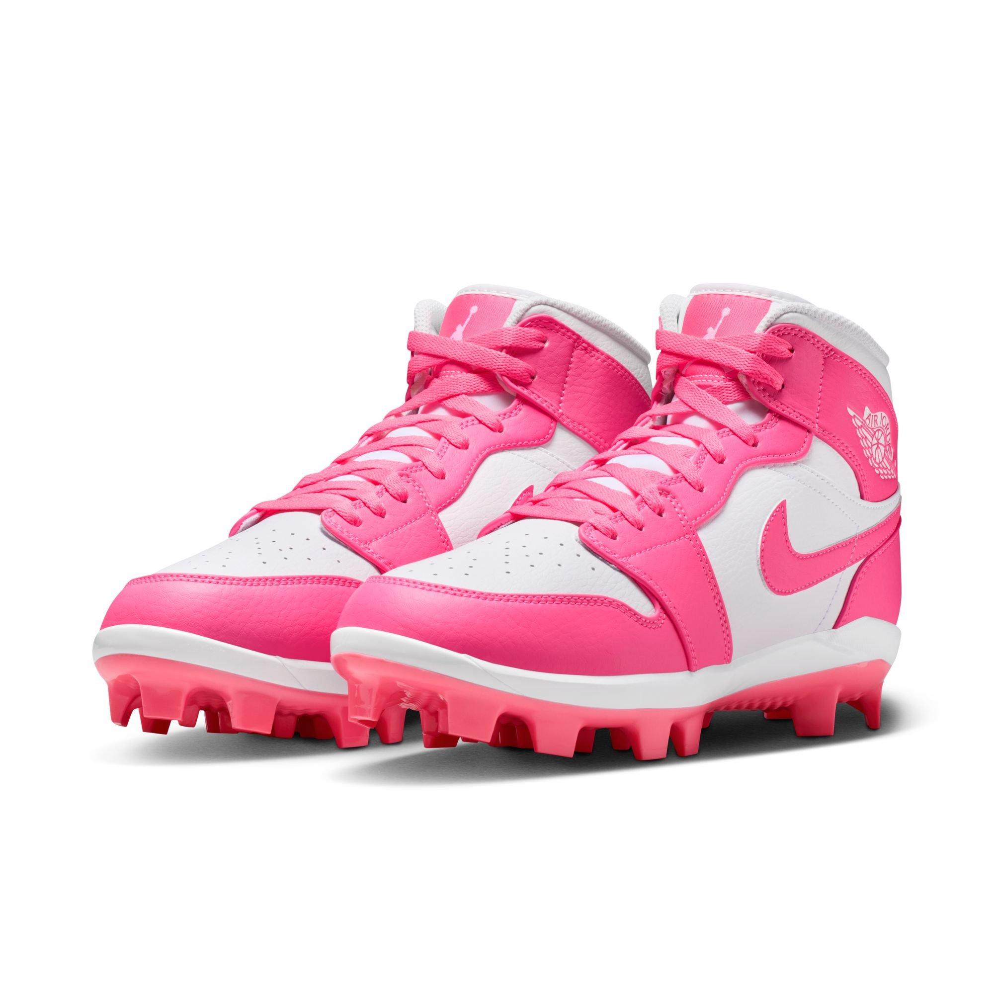 Jordan 1 Retro MCS Baseball Cleat Digital Pink | Hibbett display picture 3
