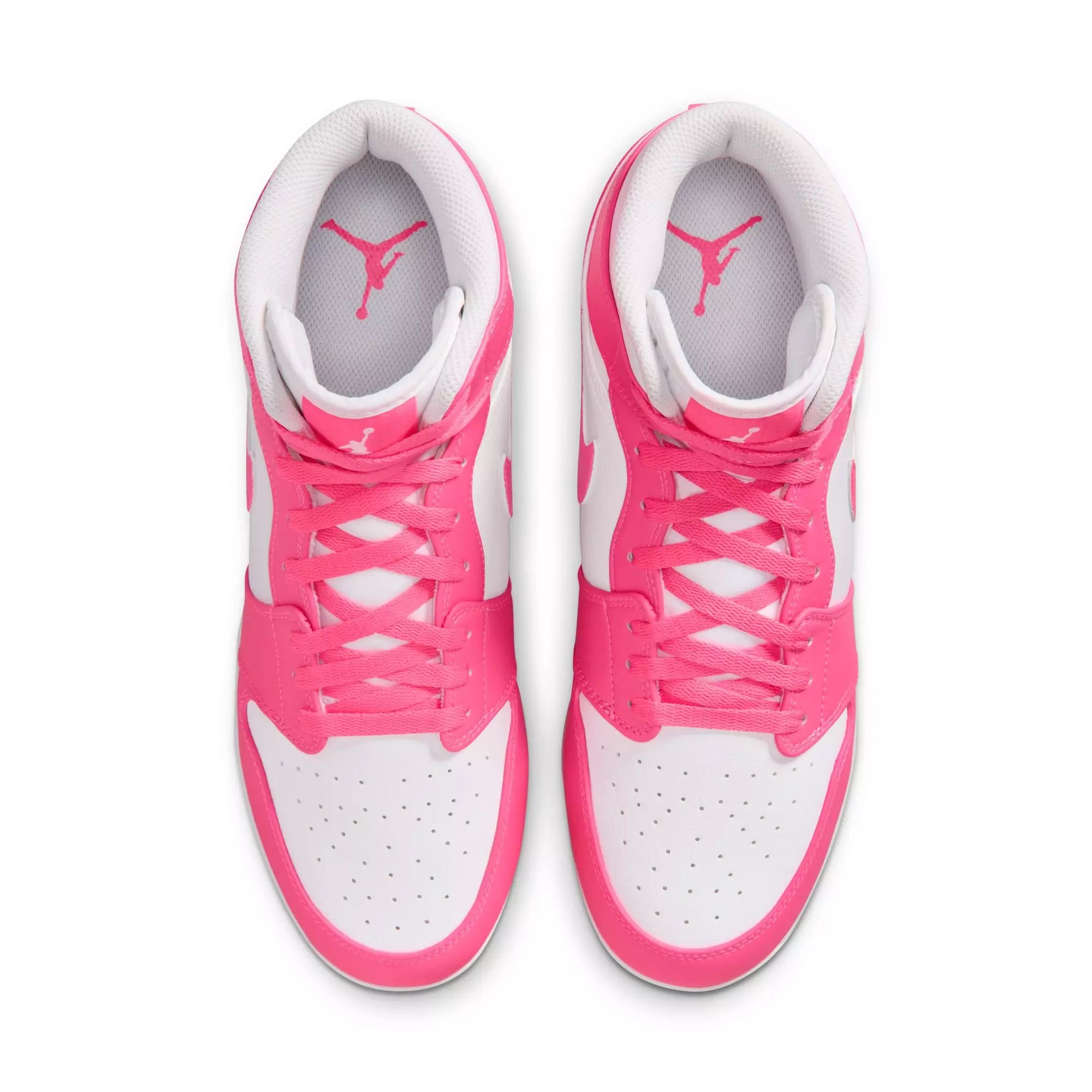 Jordan 1 Retro MCS "White/Digital Pink" Men's Baseball Cleat - WHITE/PINK