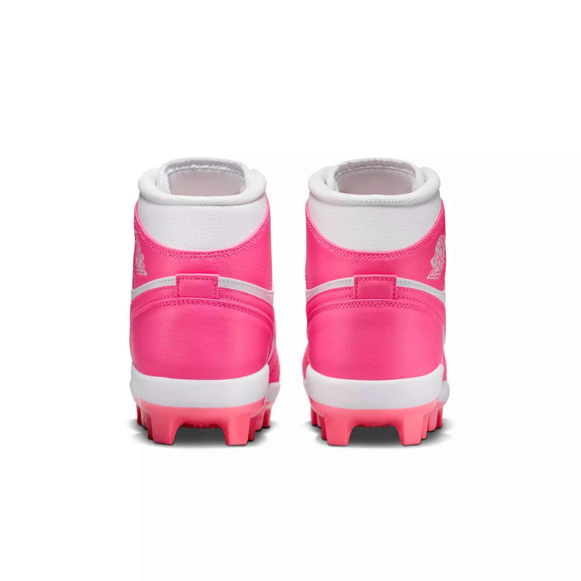 Jordan 1 Retro MCS "White/Digital Pink" Men's Baseball Cleat - WHITE/PINK