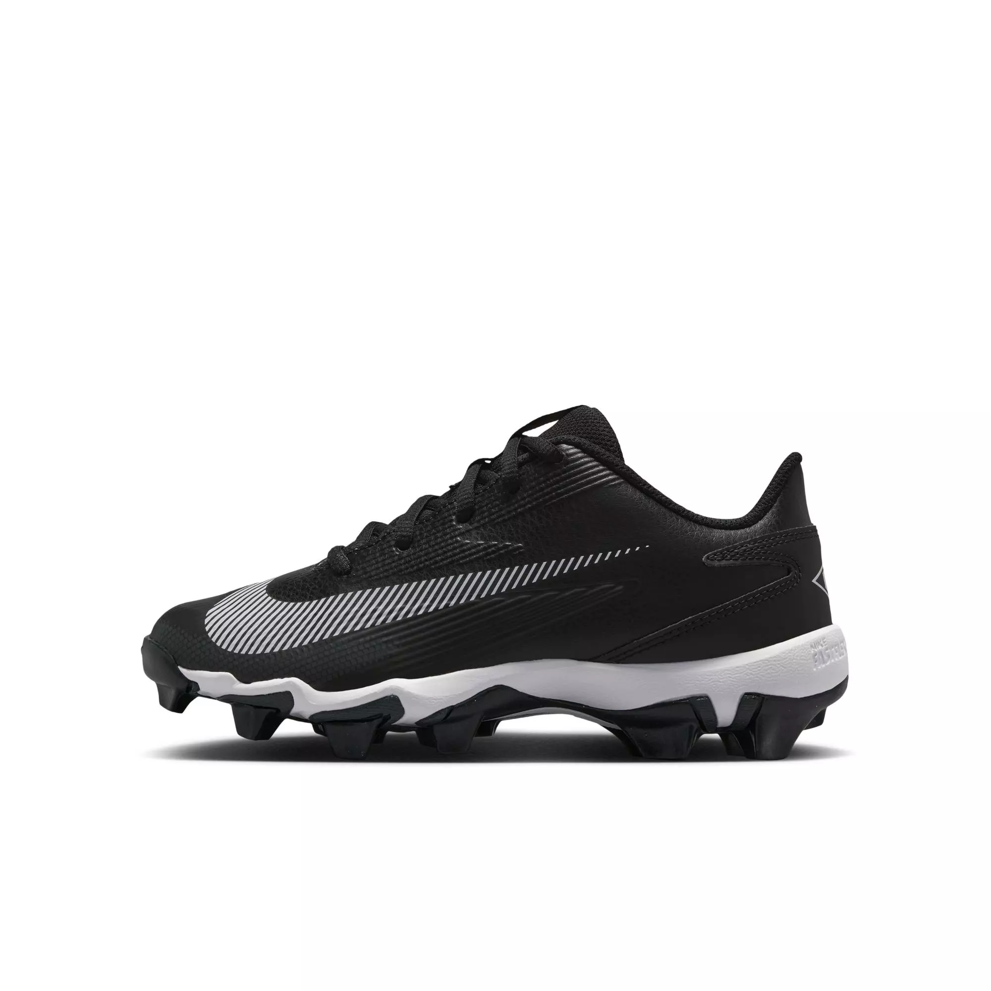 Nike Diamond Clutch "Black/White/Anthracite" Grade School Boys' Baseball Cleat - BLACK/WHITE