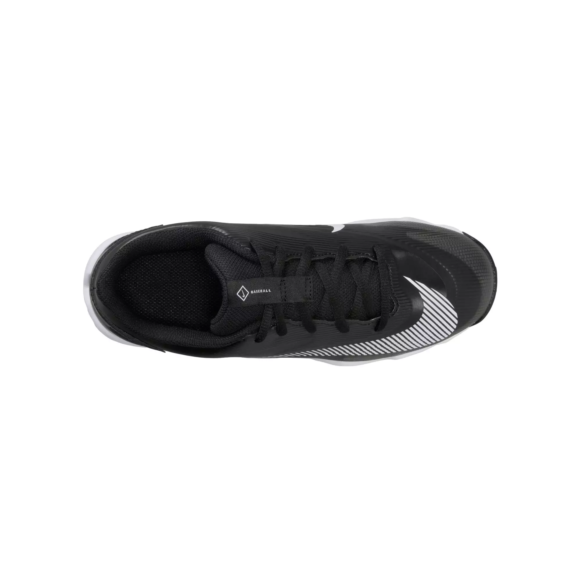Nike Diamond Clutch "Black/White/Anthracite" Grade School Boys' Baseball Cleat - BLACK/WHITE