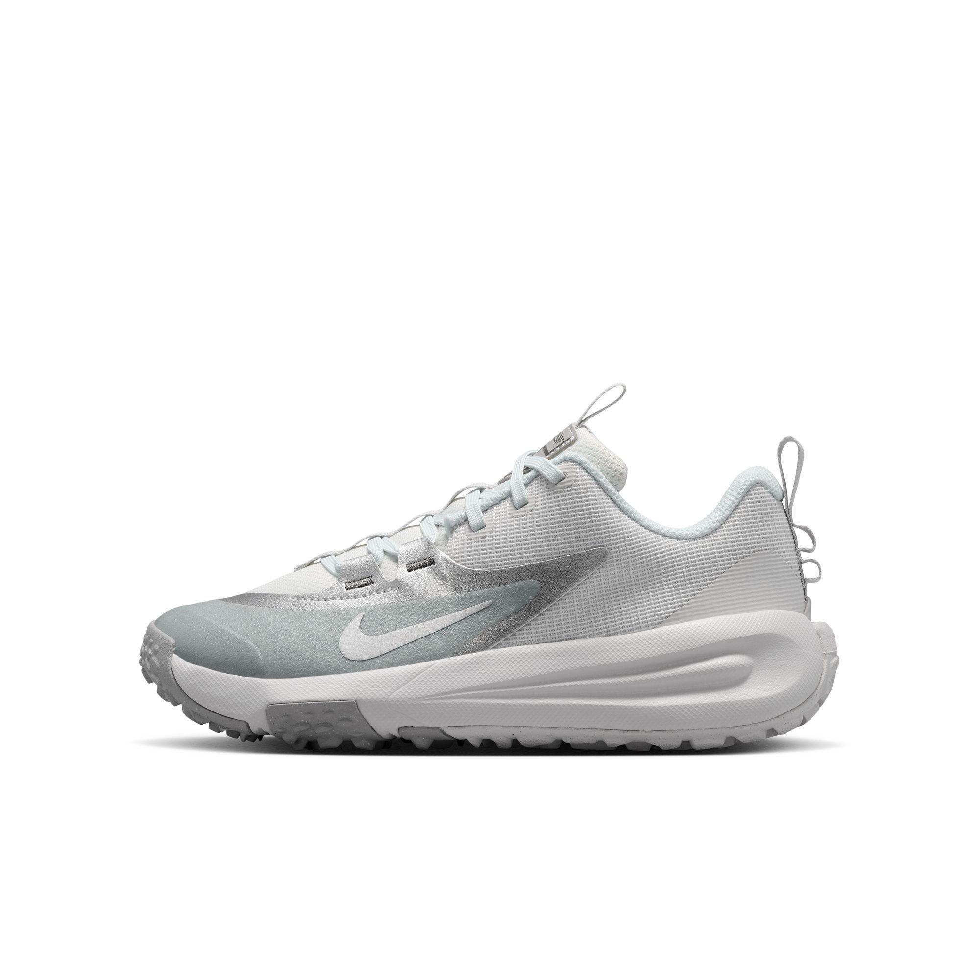 Nike Cross Turf "Photon Dust/Metallic Silver/Vast Grey" Grade School Boys' Baseball Shoe - GREY/WHITE Thumbnail View 3