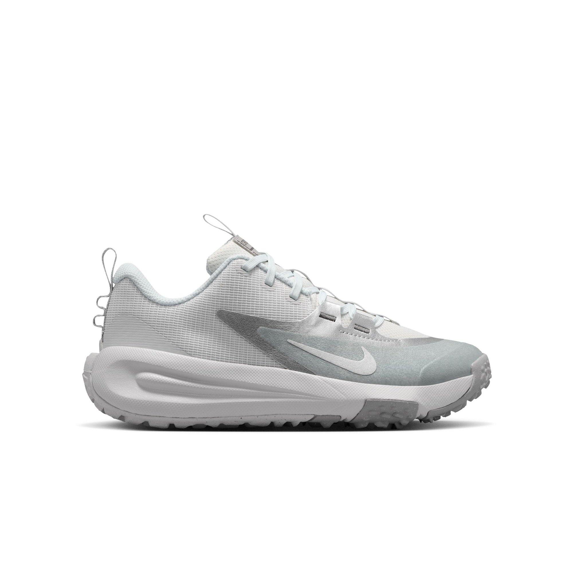 Nike Cross Turf "Photon Dust/Metallic Silver/Vast Grey" Grade School Boys' Baseball Shoe - GREY/WHITE Thumbnail View 1