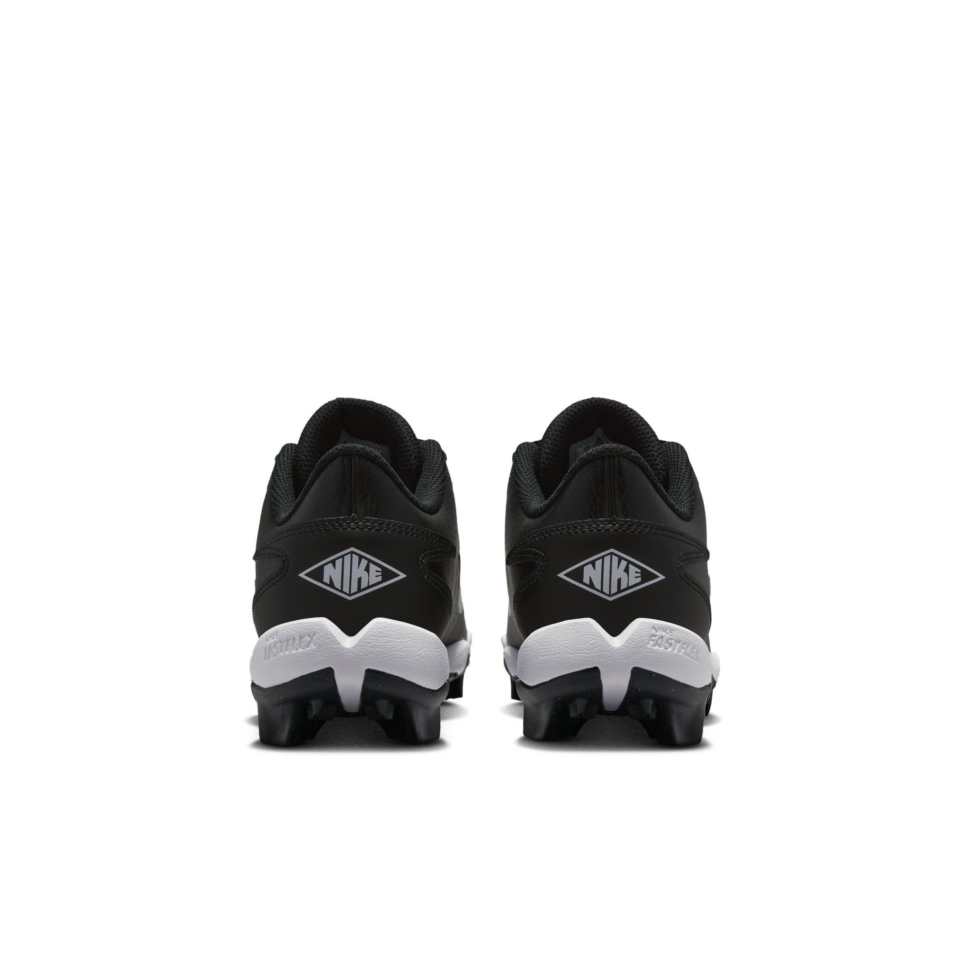 Nike Diamond Clutch "Black/White/Anthracite" Preschool Boys' Baseball Cleat - BLACK/WHITE Thumbnail View 7