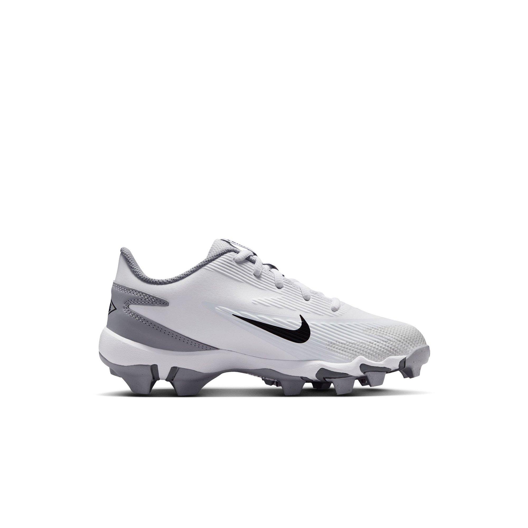 Nike Diamond Clutch "White/Black/Wolf Grey/Smoke Grey" Preschool Boys' Baseball Cleat - WHITE/BLACK Thumbnail View 2