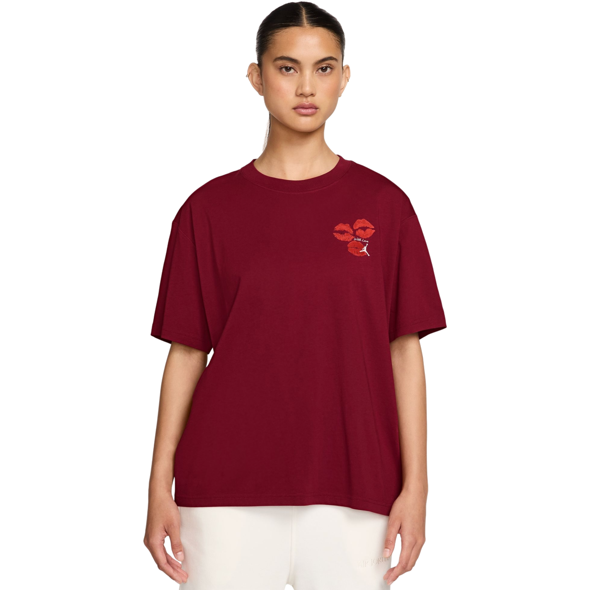 Jordan Women's Flight Graphic Tee - RED Thumbnail View 1