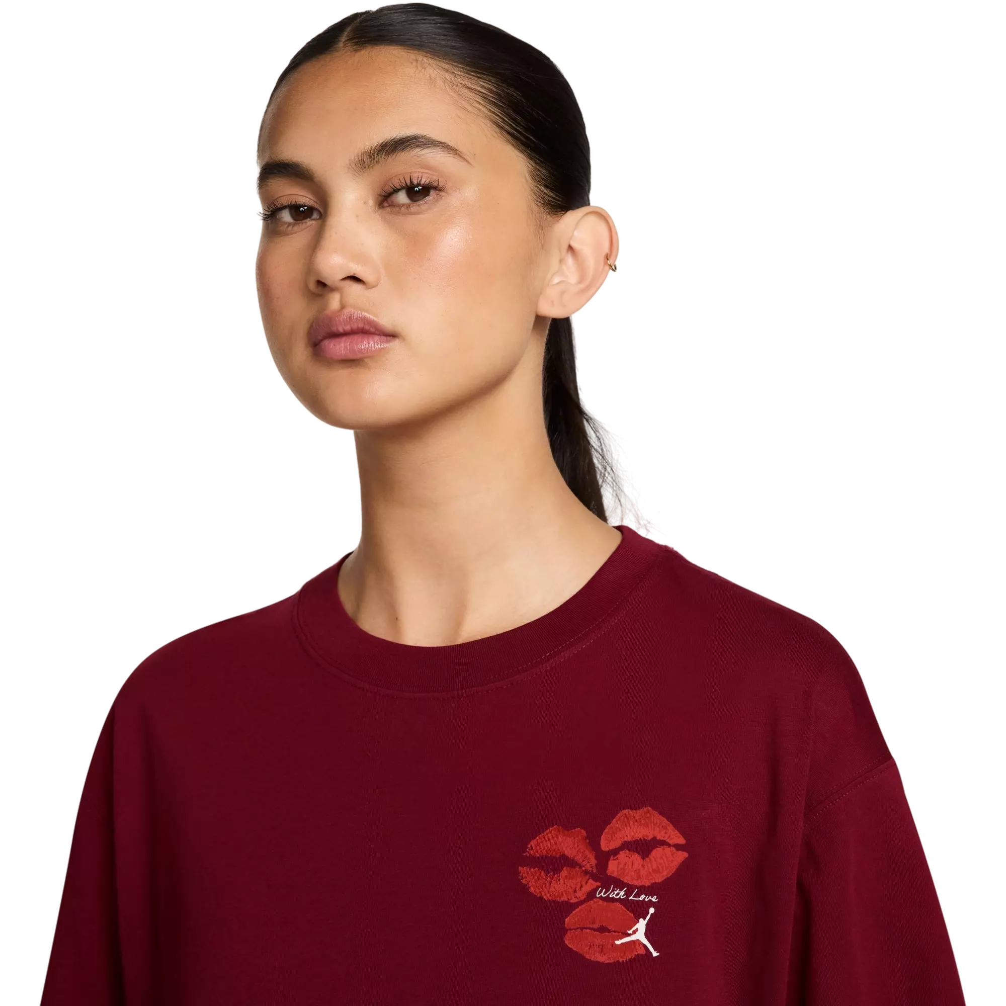 Jordan Women's Flight Graphic Tee - Red - RED