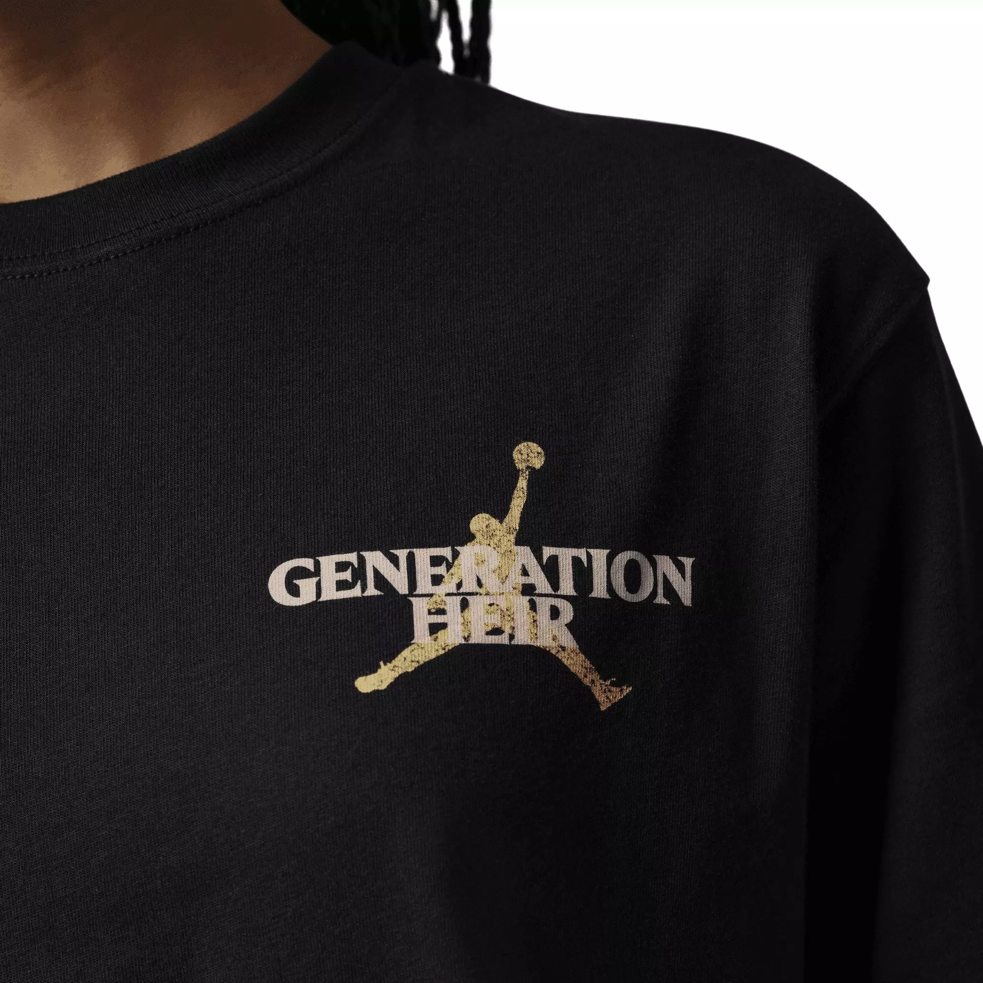 Jordan Women's Sport Dri-FIT Graphic Tee - BLACK