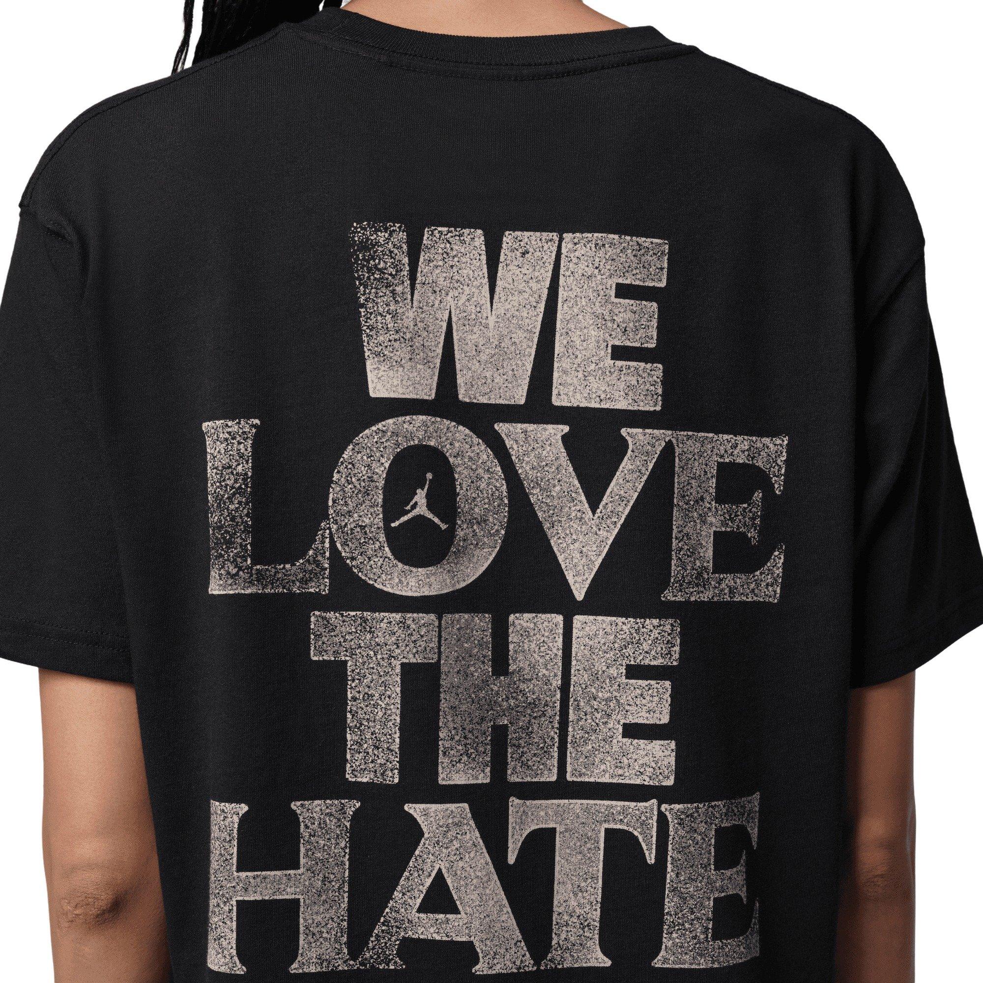 Jordan Women's Sport Dri-FIT Graphic Tee - BLACK Thumbnail View 5