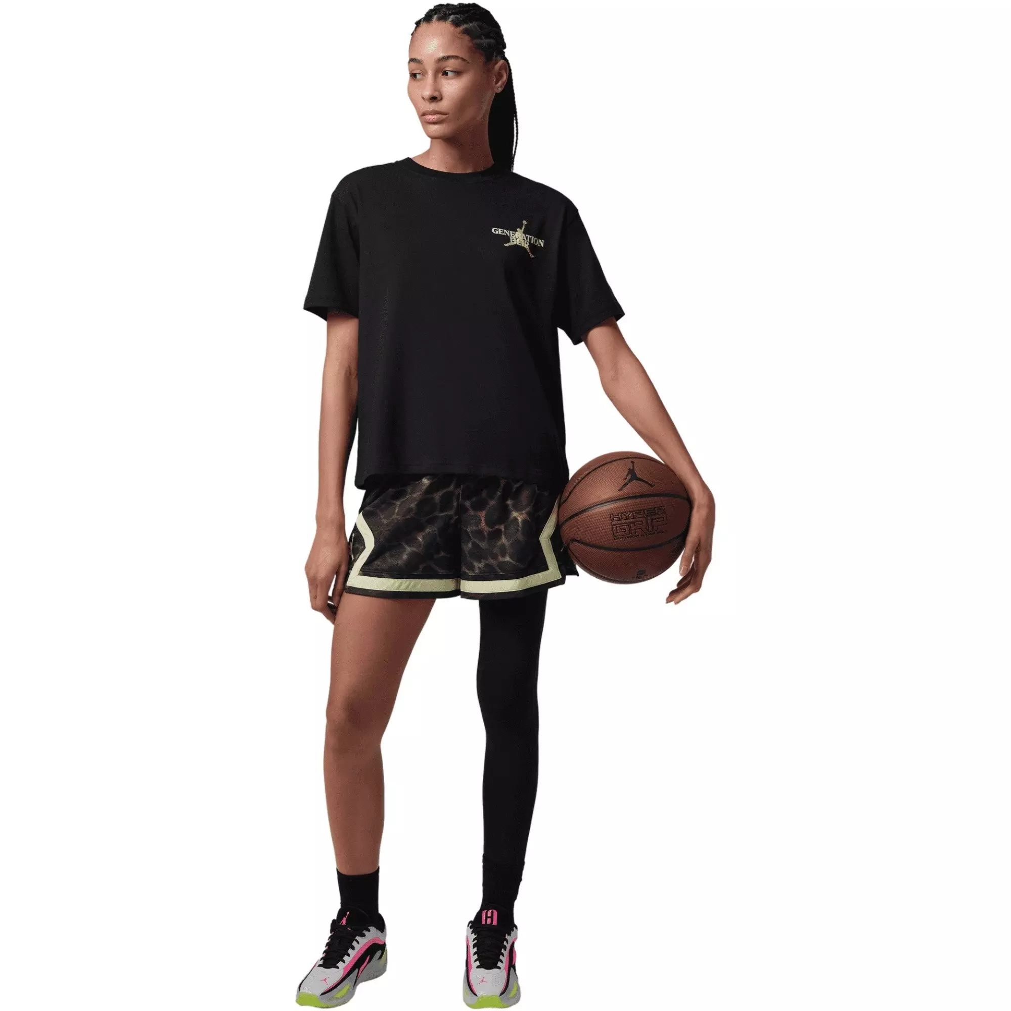 Jordan Women's Sport Dri-FIT Graphic Tee - BLACK