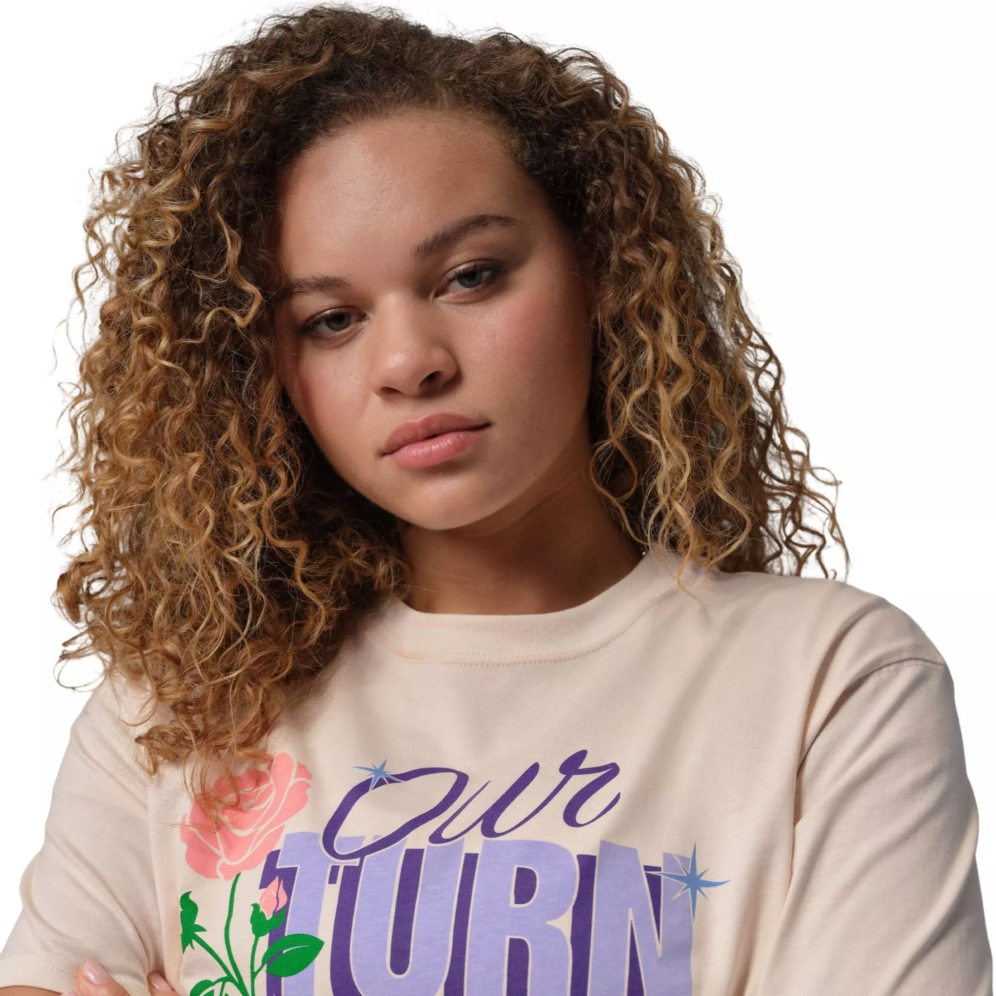 Jordan Women's Our Turn AJ10 Tee - Chalk - SAIL