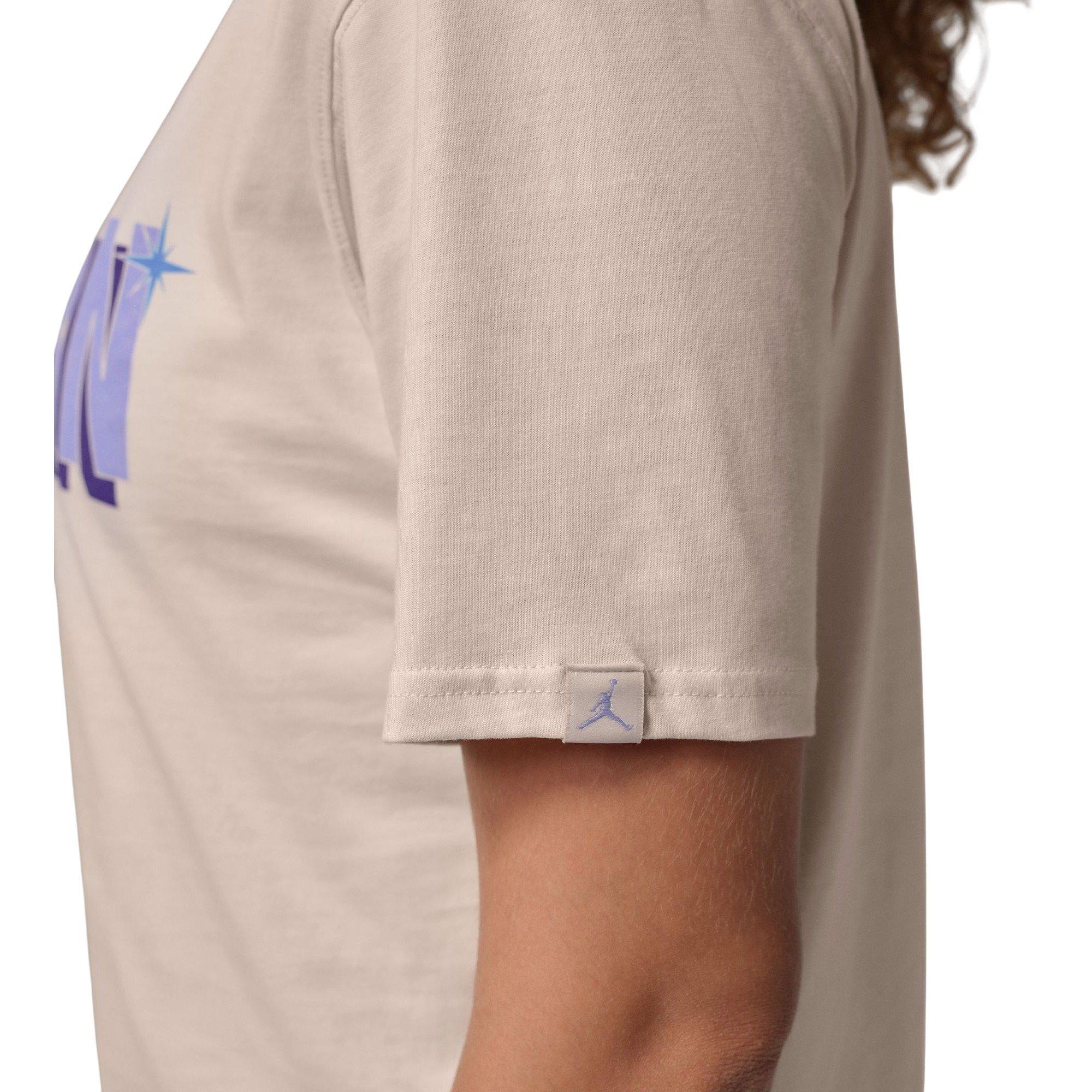 Jordan Women's Our Turn AJ10 Tee - Chalk - SAIL Thumbnail View 5