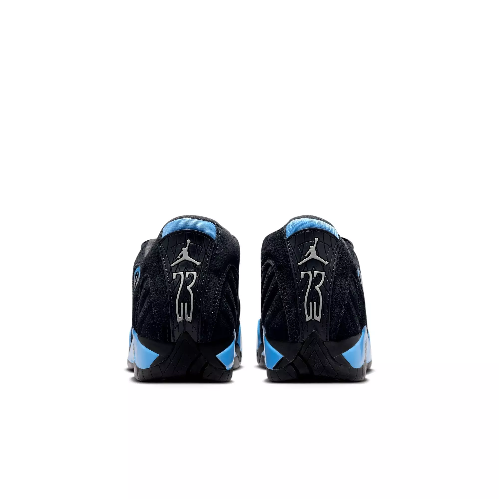 Jordan 14 Retro "University Blue" Preschool Kids' Shoe - BLACK/UNIVERSITY BLUE