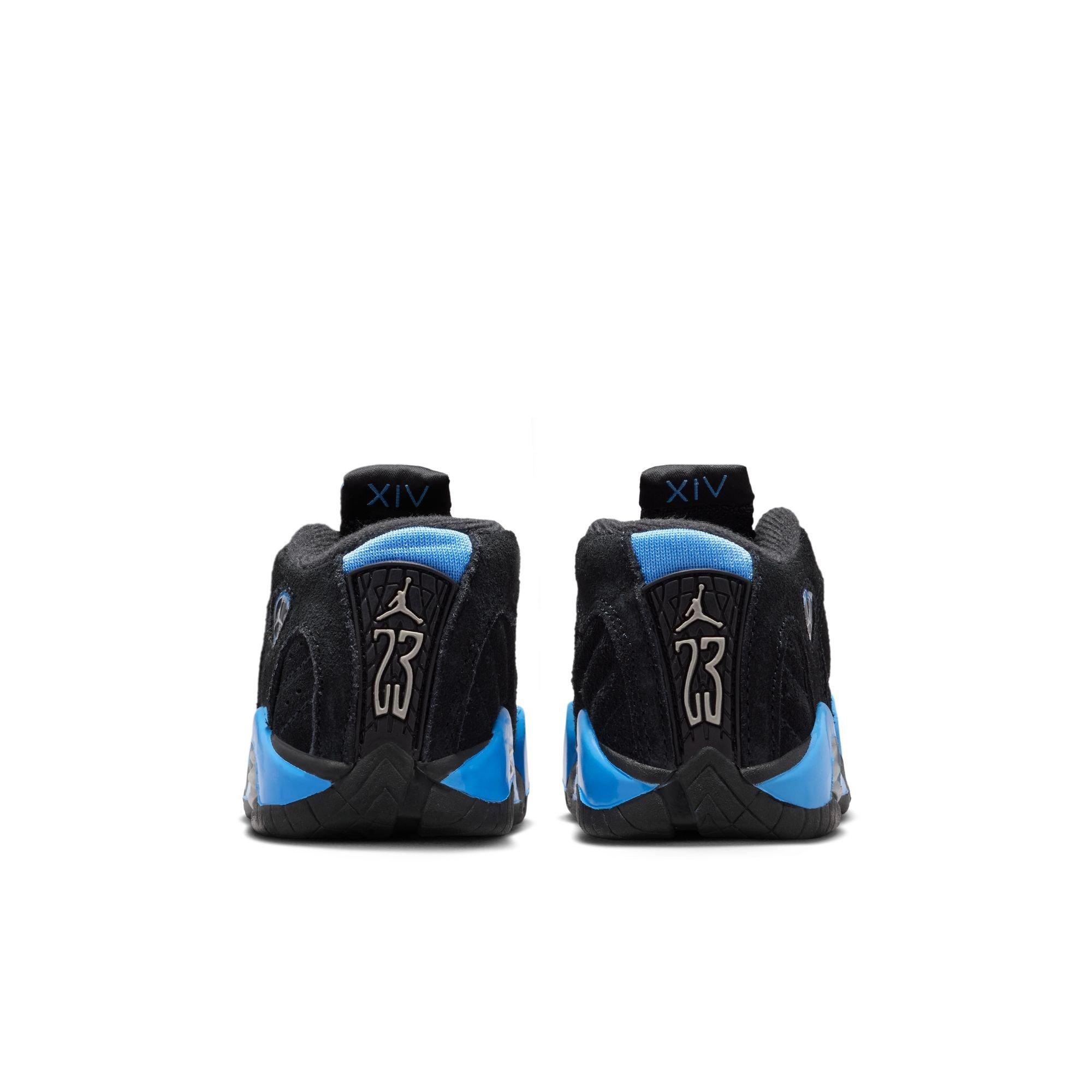 Jordan 14 Retro Toddler Kids' "Black/University Blue" Shoe