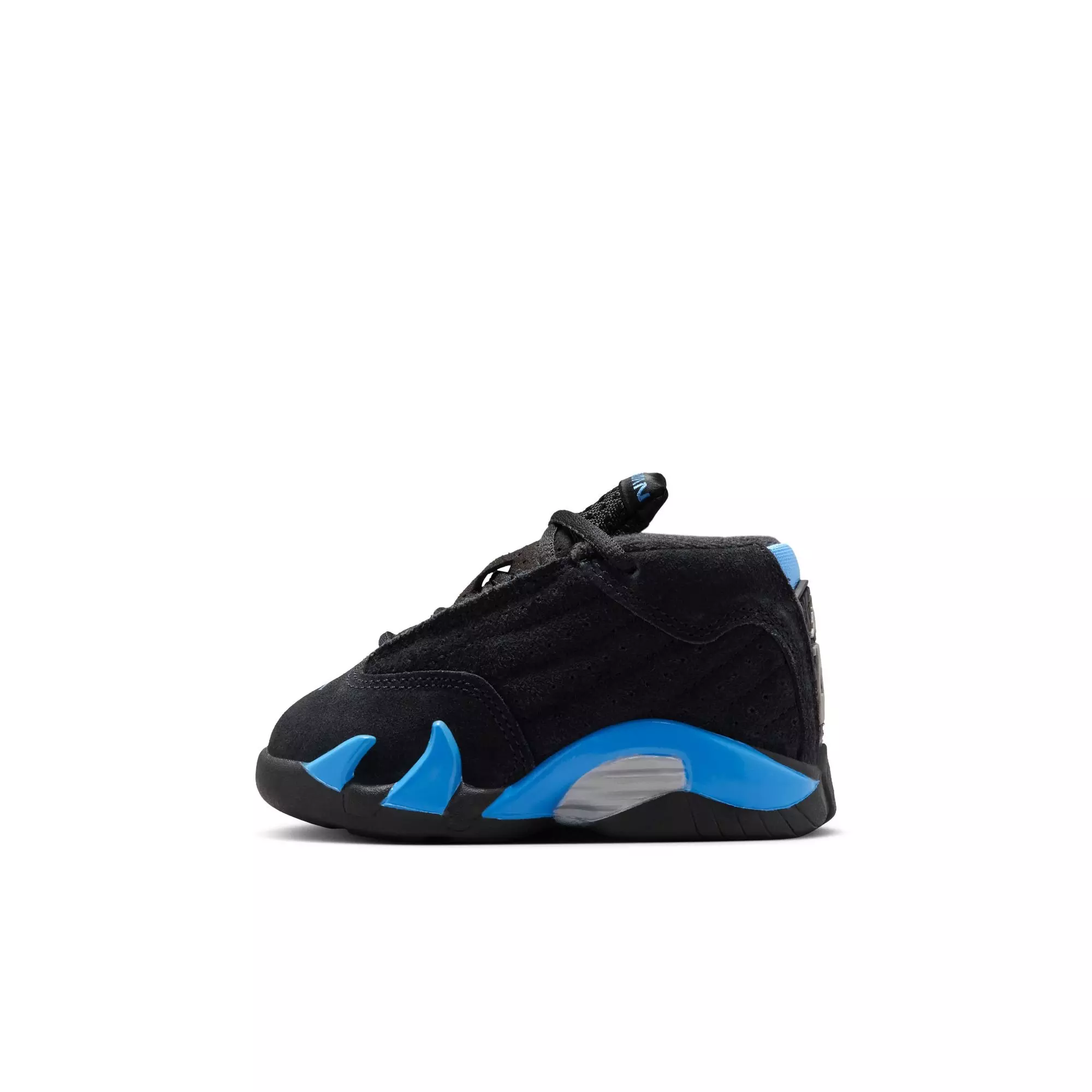 Jordan 14 Retro "Black/University Blue" Toddler Kids' Shoe - BLACK/UNIVERSITY BLUE