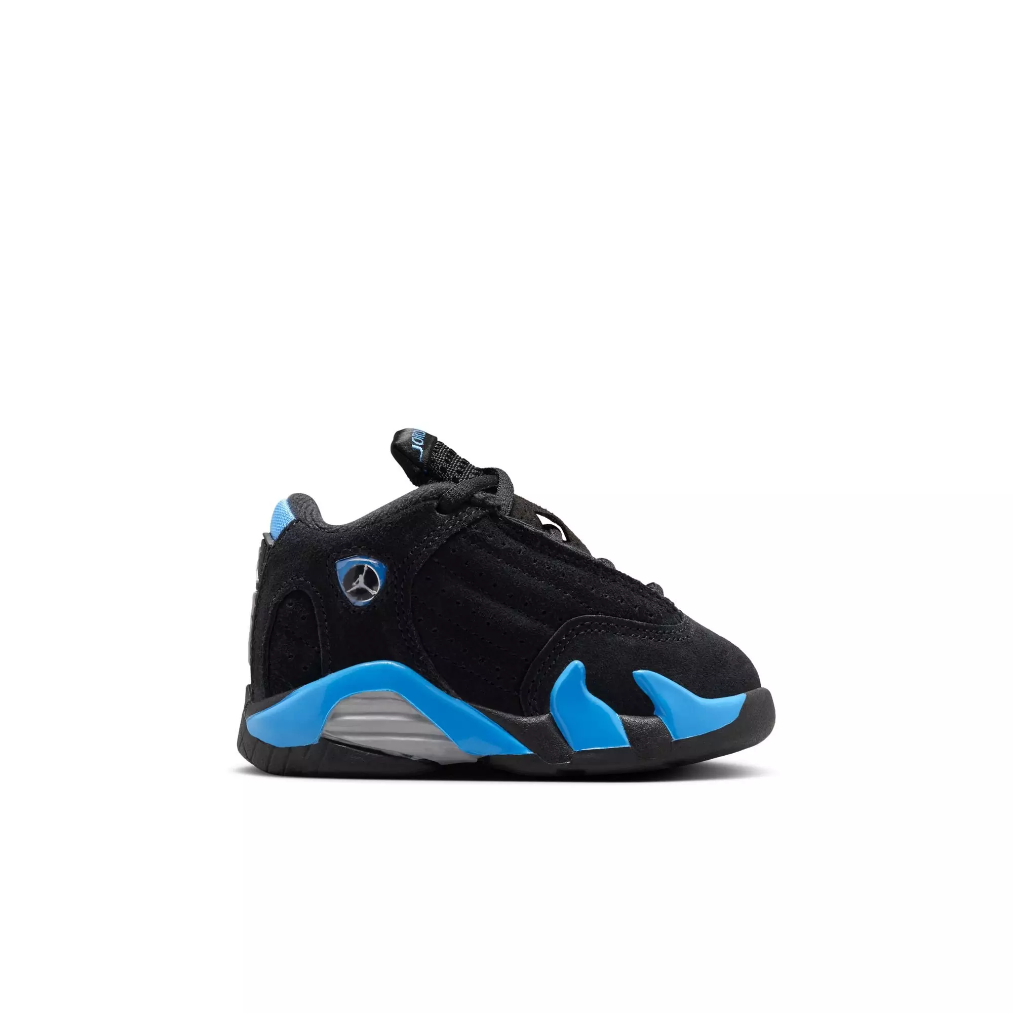 Jordan 14 Retro "Black/University Blue" Toddler Kids' Shoe - BLACK/UNIVERSITY BLUE