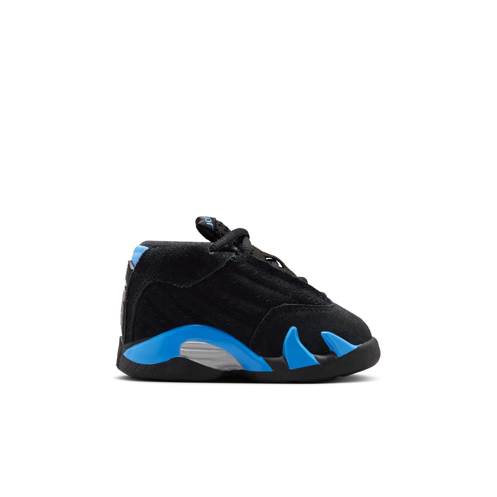 Jordan 14 Retro Toddler Kids' "Black/University Blue" Shoe