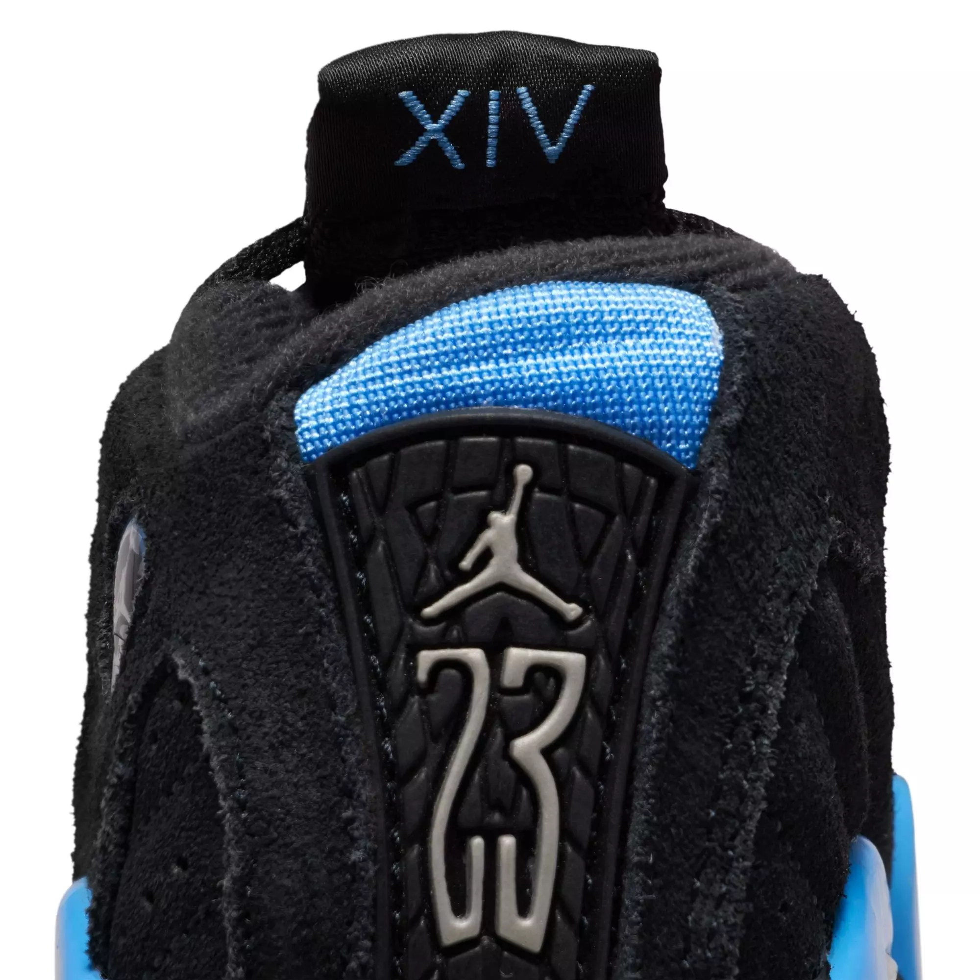 Jordan 14 Retro "Black/University Blue" Toddler Kids' Shoe - BLACK/UNIVERSITY BLUE
