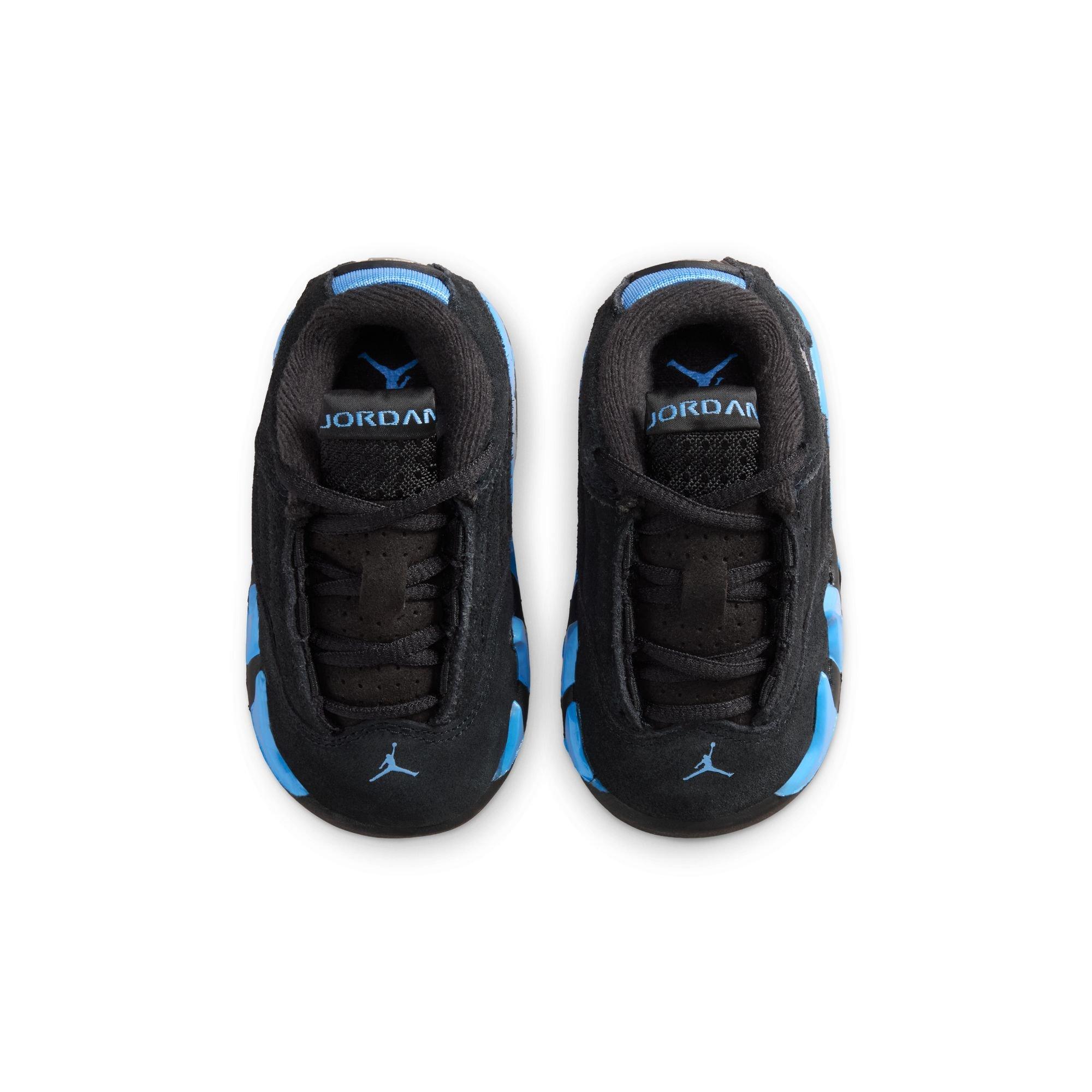 Jordan 14 Retro Toddler Kids' "Black/University Blue" Shoe