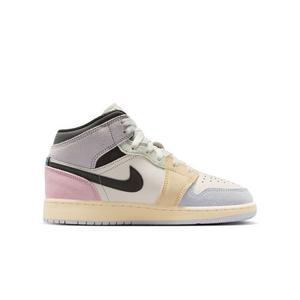 Jordan 1 Mid SE "Sail/Iced Jade/Anthracite/Jade Aura" Grade School Boys' Shoe