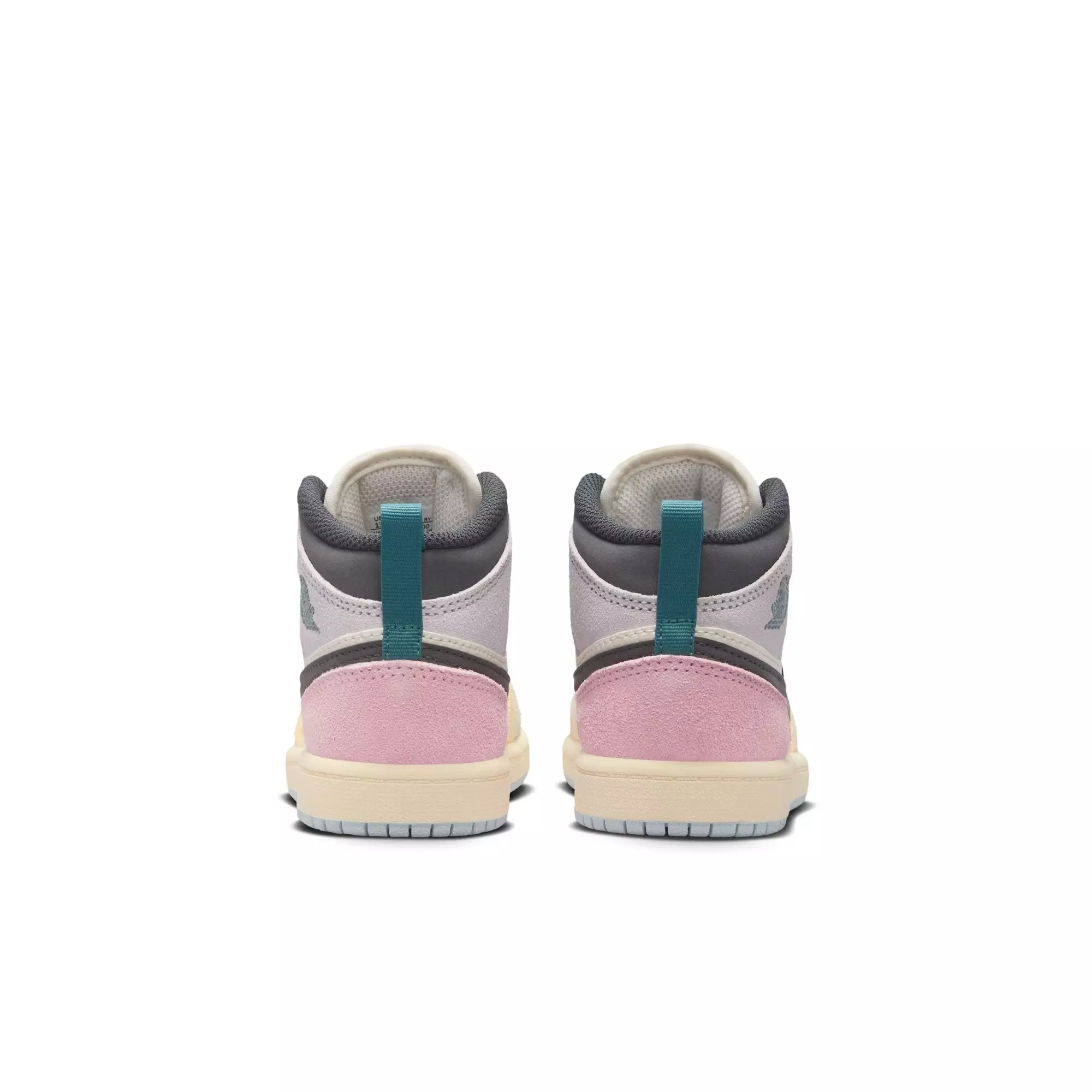 Jordan 1 Mid SE "Sail/Iced Jade/Anthracite/Jade Aura" Preschool Kids' Shoe - MULTI-COLOR