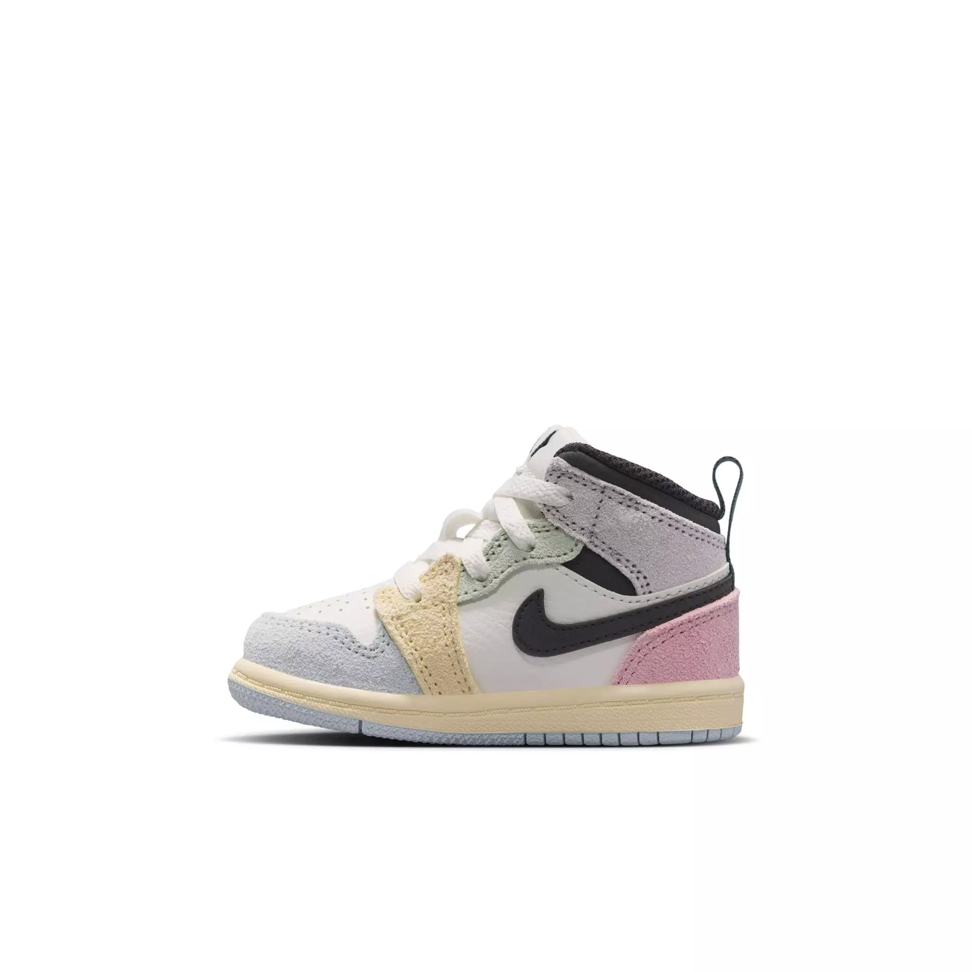 Jordan 1 Mid SE "Sail/Iced Jade/Anthracite/Jade Aura" Toddler Kids' Shoe - MULTI-COLOR