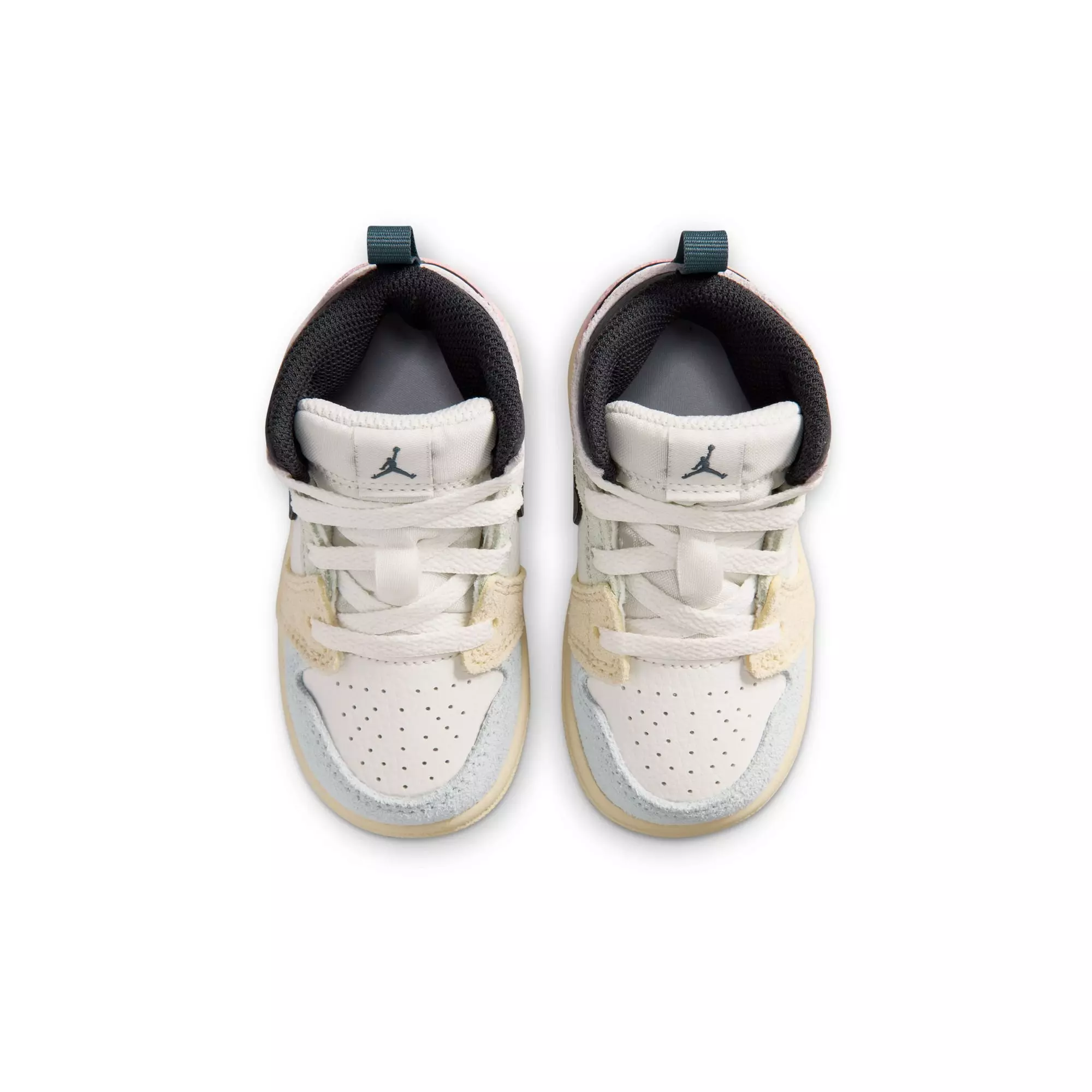 Jordan 1 Mid SE "Sail/Iced Jade/Anthracite/Jade Aura" Toddler Kids' Shoe - MULTI-COLOR