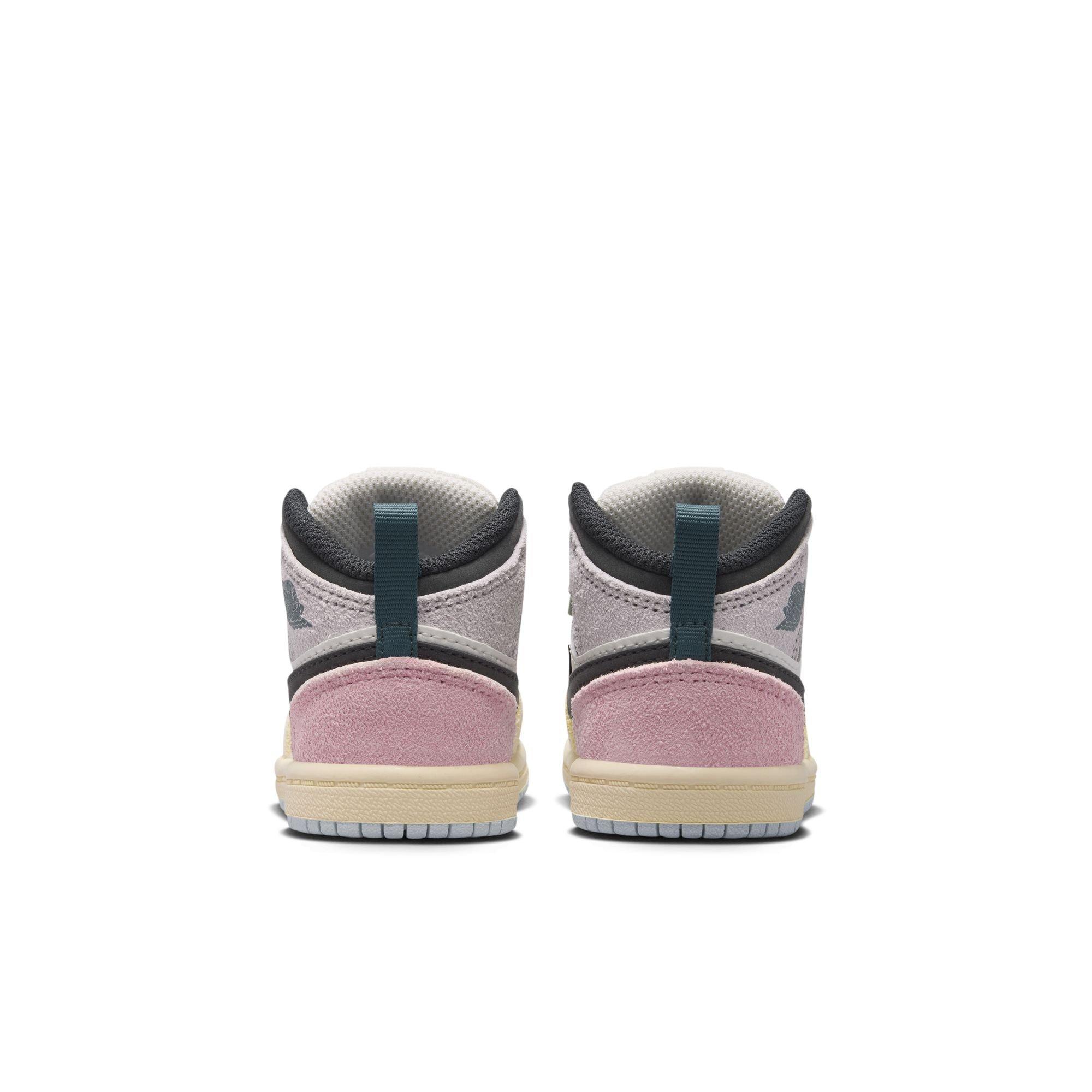 Jordan 1 Mid SE "Sail/Iced Jade/Anthracite/Jade Aura" Toddler Boys' Shoe - MULTI-COLOR Thumbnail View 7