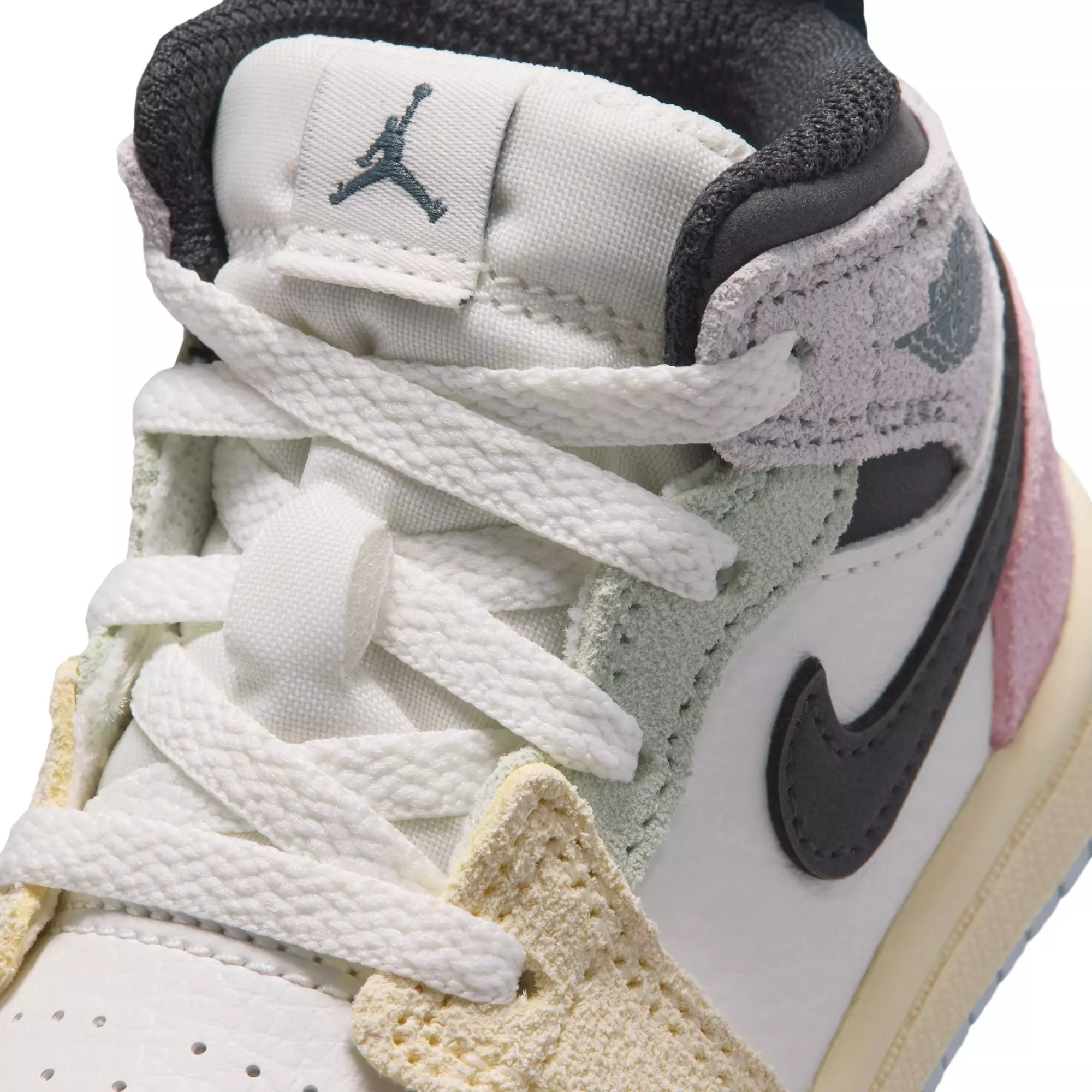 Jordan 1 Mid SE "Sail/Iced Jade/Anthracite/Jade Aura" Toddler Boys' Shoe - MULTI-COLOR
