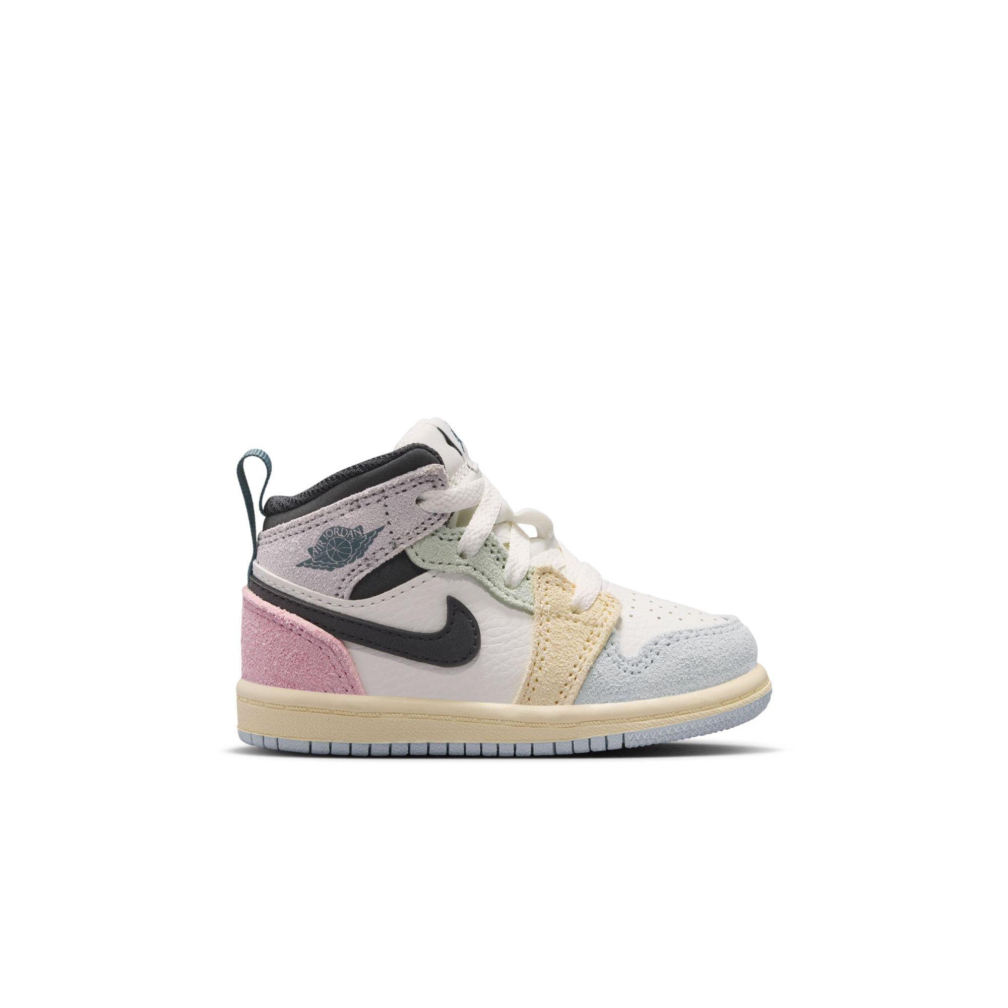Jordan 1 Mid SE "Sail/Iced Jade/Anthracite/Jade Aura" Toddler Boys' Shoe - MULTI-COLOR Thumbnail View 1
