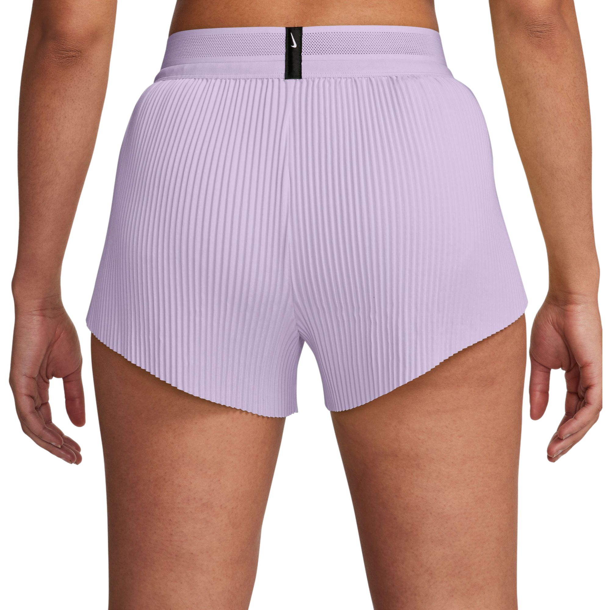 Nike Women's AeroSwift Dri-FIT ADV Mid-Rise 3" Brief-Lined Running Shorts - VIOLET Thumbnail View 2