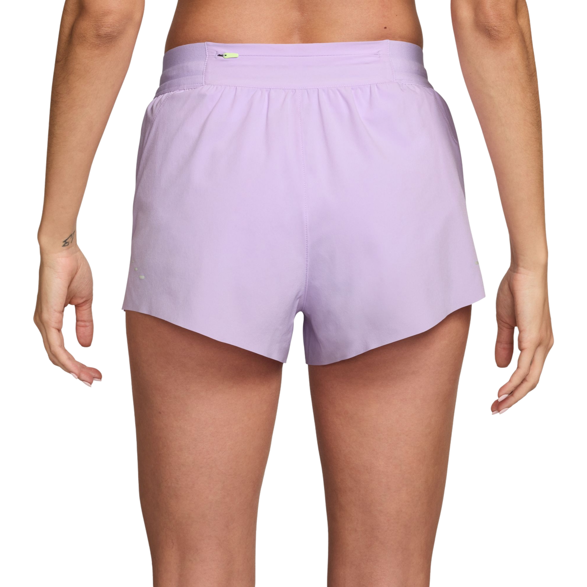 Nike Women's Swift Dri-FIT Mid-Rise 2.5" Brief-Lined Running Shorts-Violet - VIOLET Thumbnail View 2