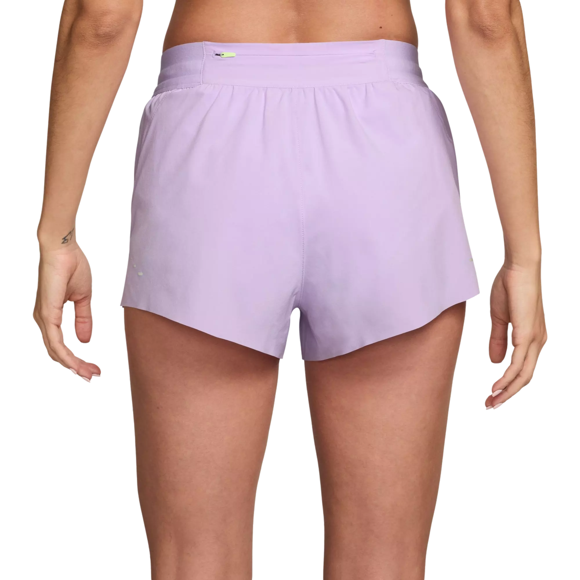 Nike Women's Swift Dri-FIT Mid-Rise 2.5" Brief-Lined Running Shorts-Violet - VIOLET