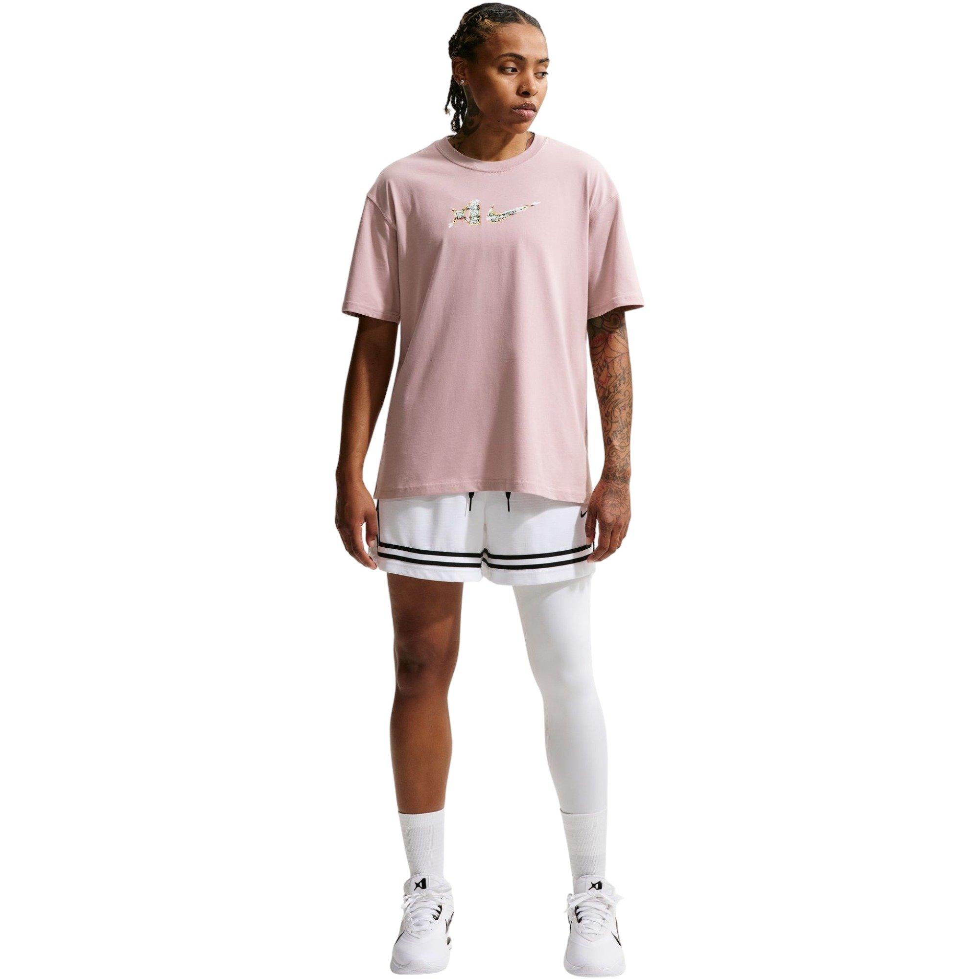 Nike Women's A'ja Wilson Dri-FIT Basketball Tee - Mauve - MAUVE Thumbnail View 1