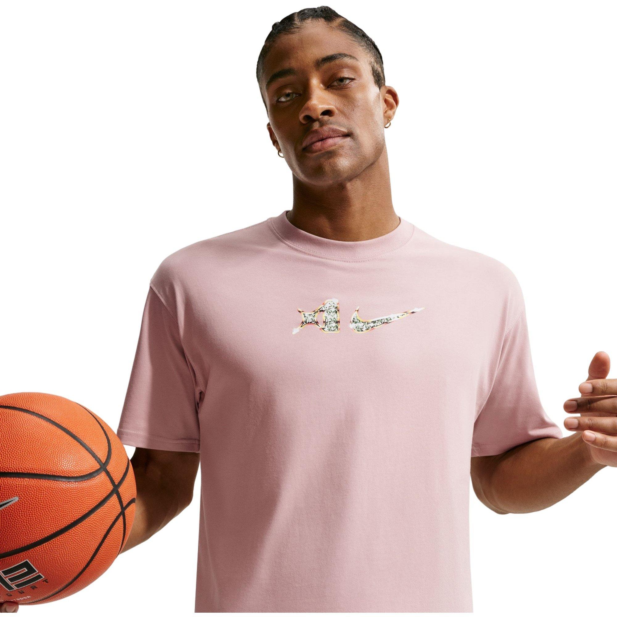 Nike Women's A'ja Wilson Dri-FIT Basketball Tee - MAUVE Thumbnail View 5