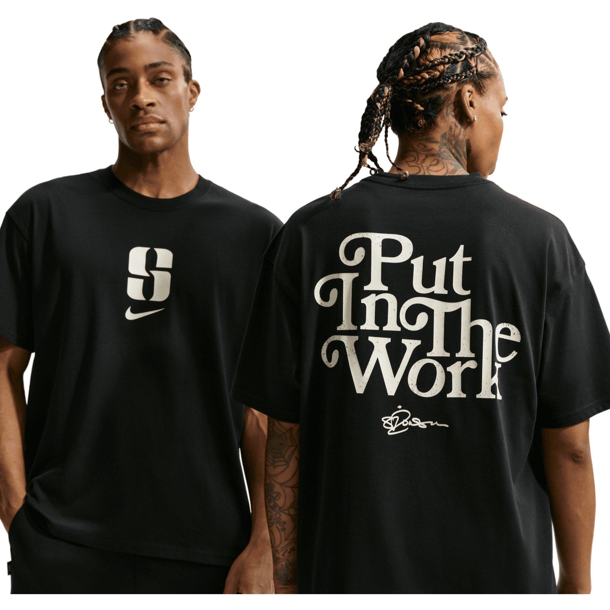Nike Unisex Sabrina Put in Work Dri-FIT Basketball Tee - BLACK Thumbnail View 1