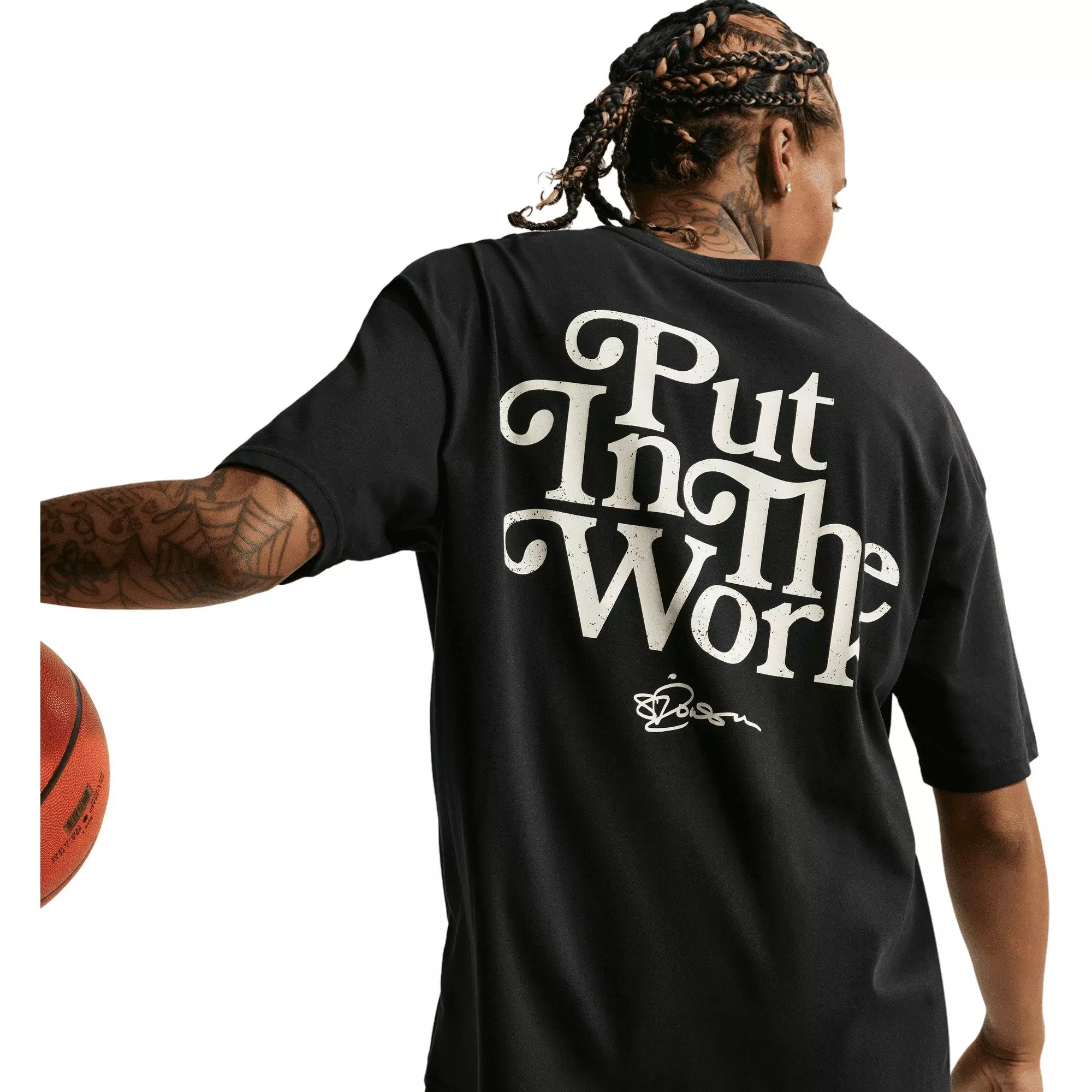 Nike Unisex Sabrina Put in Work Dri-FIT Basketball Tee - BLACK