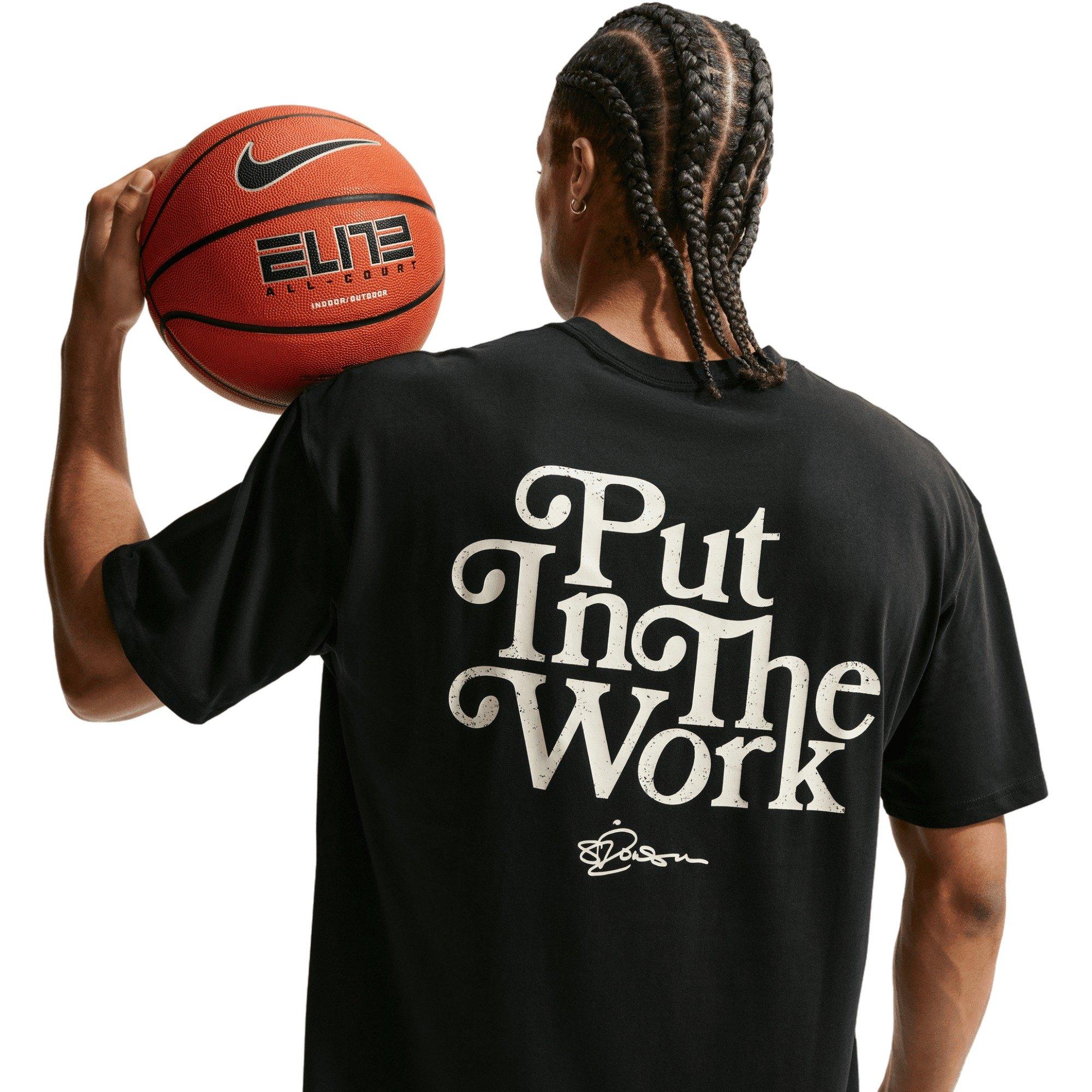 Nike Unisex Sabrina Put in Work Dri-FIT Basketball Tee - BLACK Thumbnail View 5