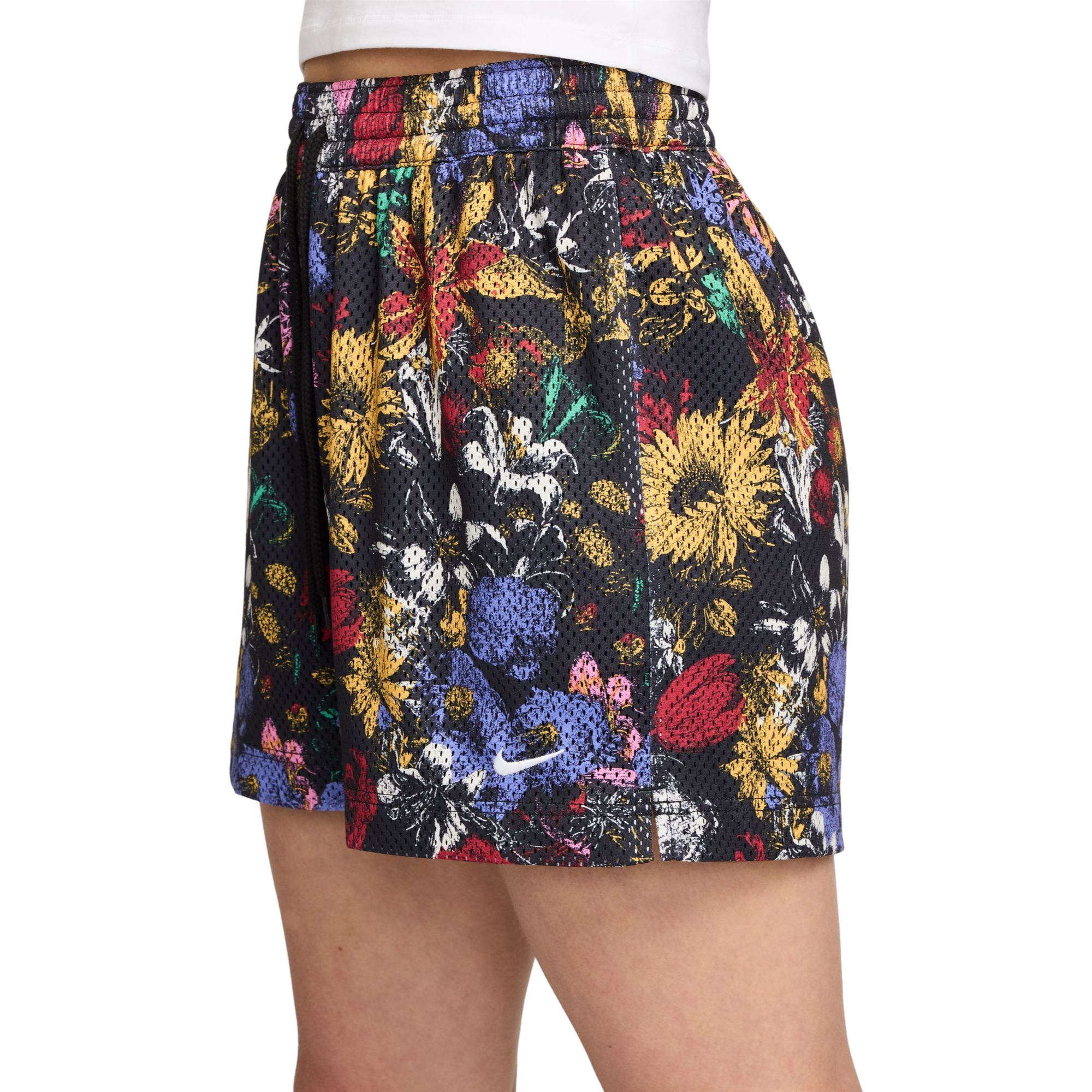 Nike Women's Essential Dri-FIT 4" Basketball Shorts - MULTI-COLOR Thumbnail View 3