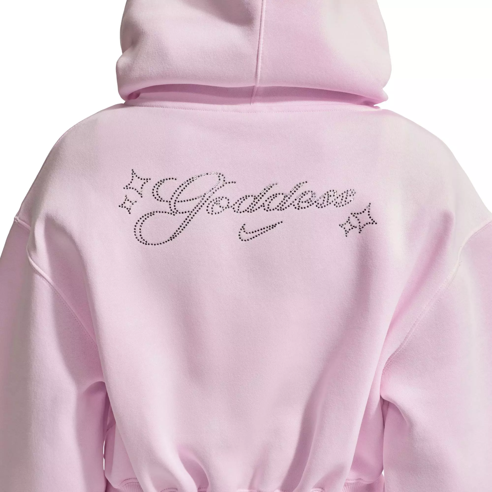 Nike Women's Sportswear Phoenix Fleece Loose Cropped Full-Zip Jacket - PINK