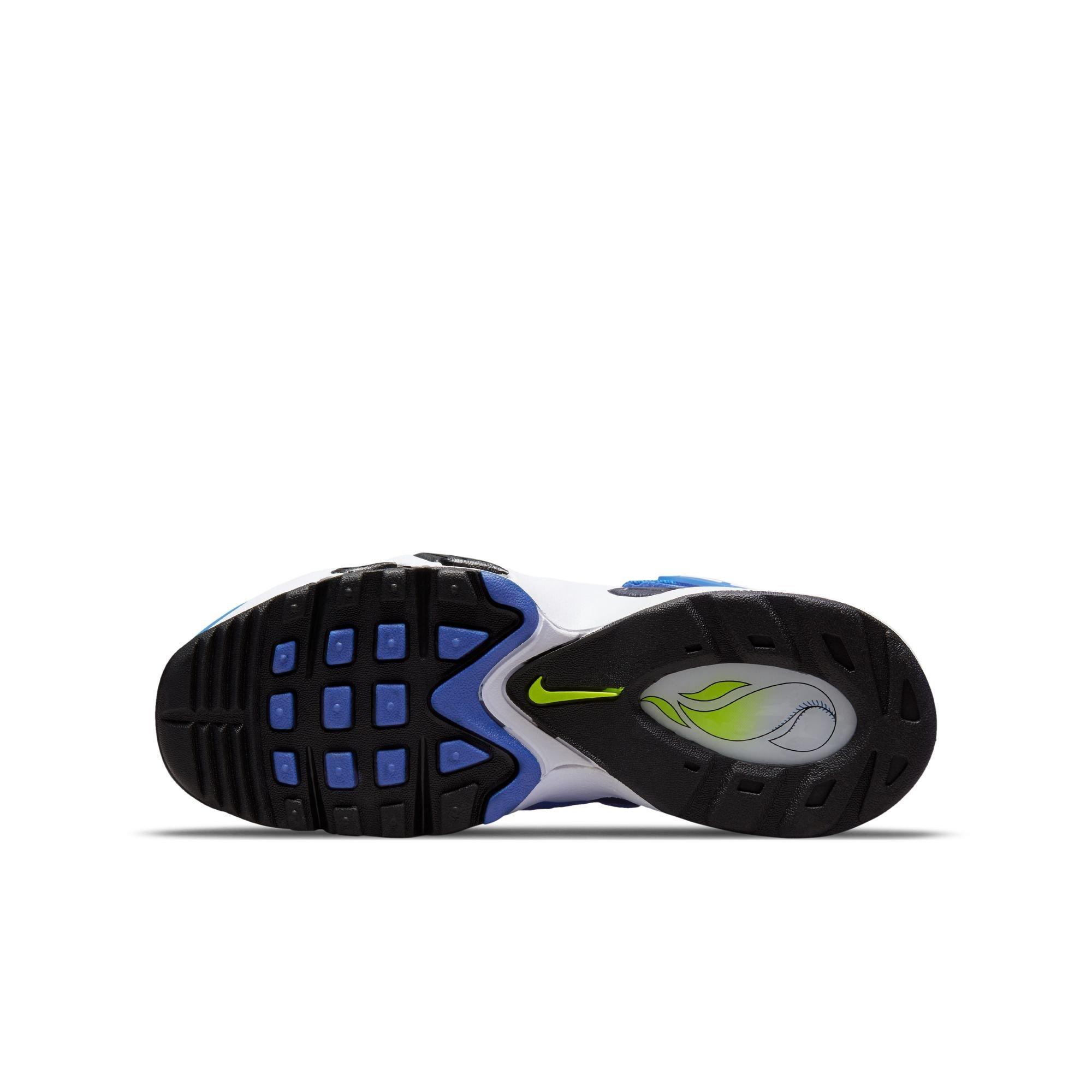 Nike Air Griffey Max 1 "Varsity Royal/Black/Volt" Grade School Boys' Shoe - ROYAL/BLACK Thumbnail View 11