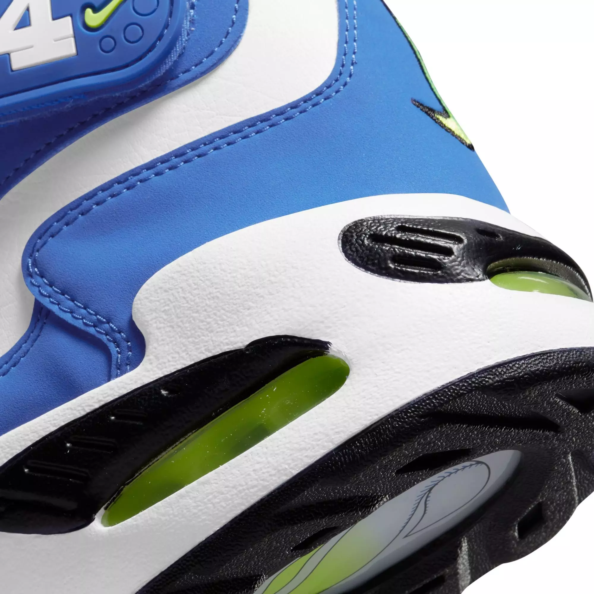 Nike Air Griffey Max 1 "Varsity Royal/Black/Volt" Grade School Boys' Shoe - ROYAL/BLACK