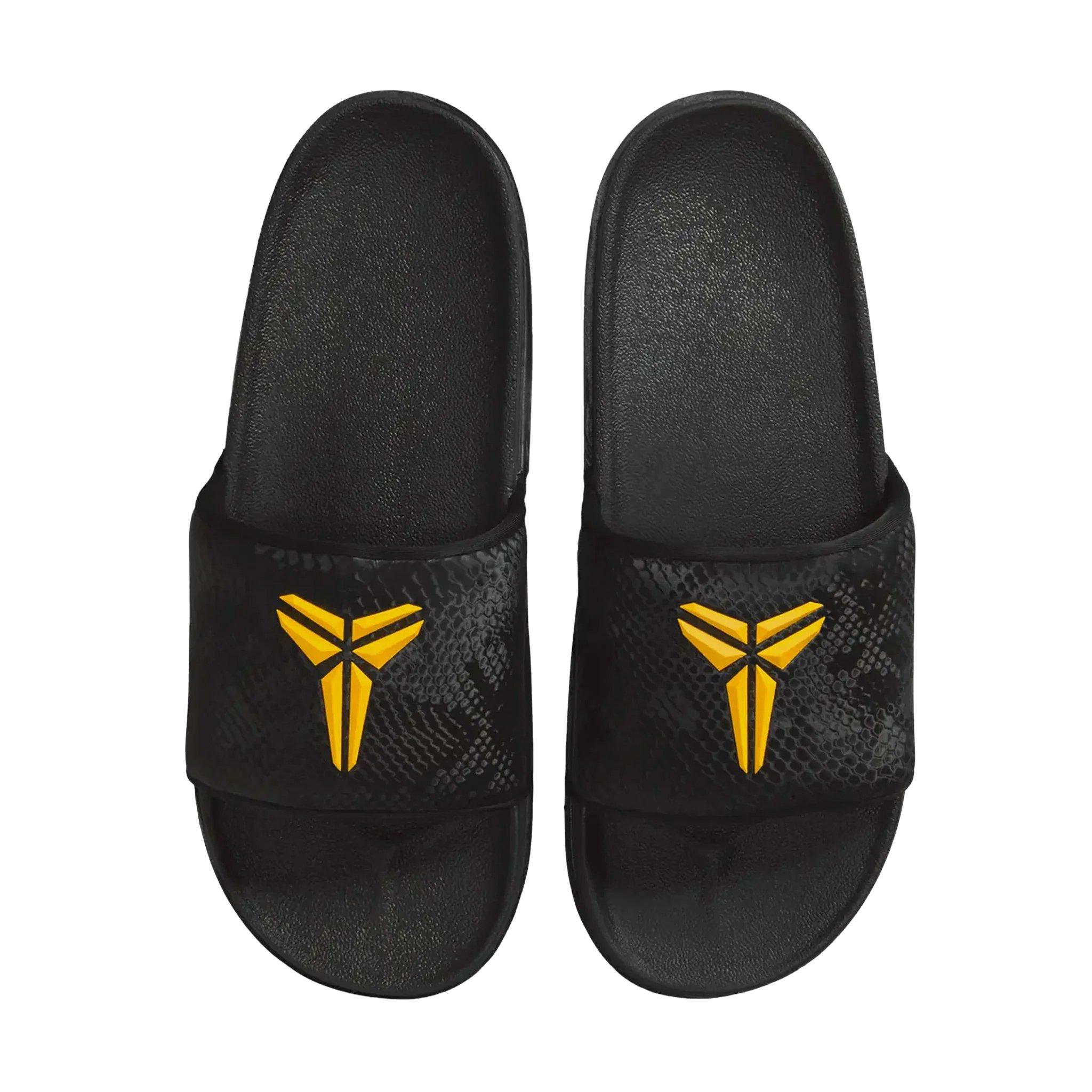 Nike Kobe Off Court Slide Black/University Gold | Hibbett