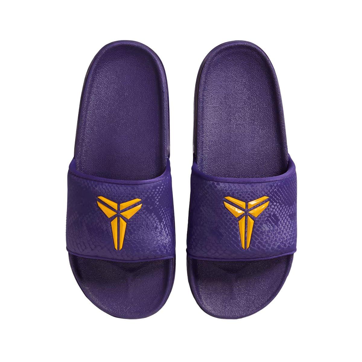 Nike Kobe Off Court "Court Purple/University Gold" Unisex Slide - PURPLE/GOLD Thumbnail View 2
