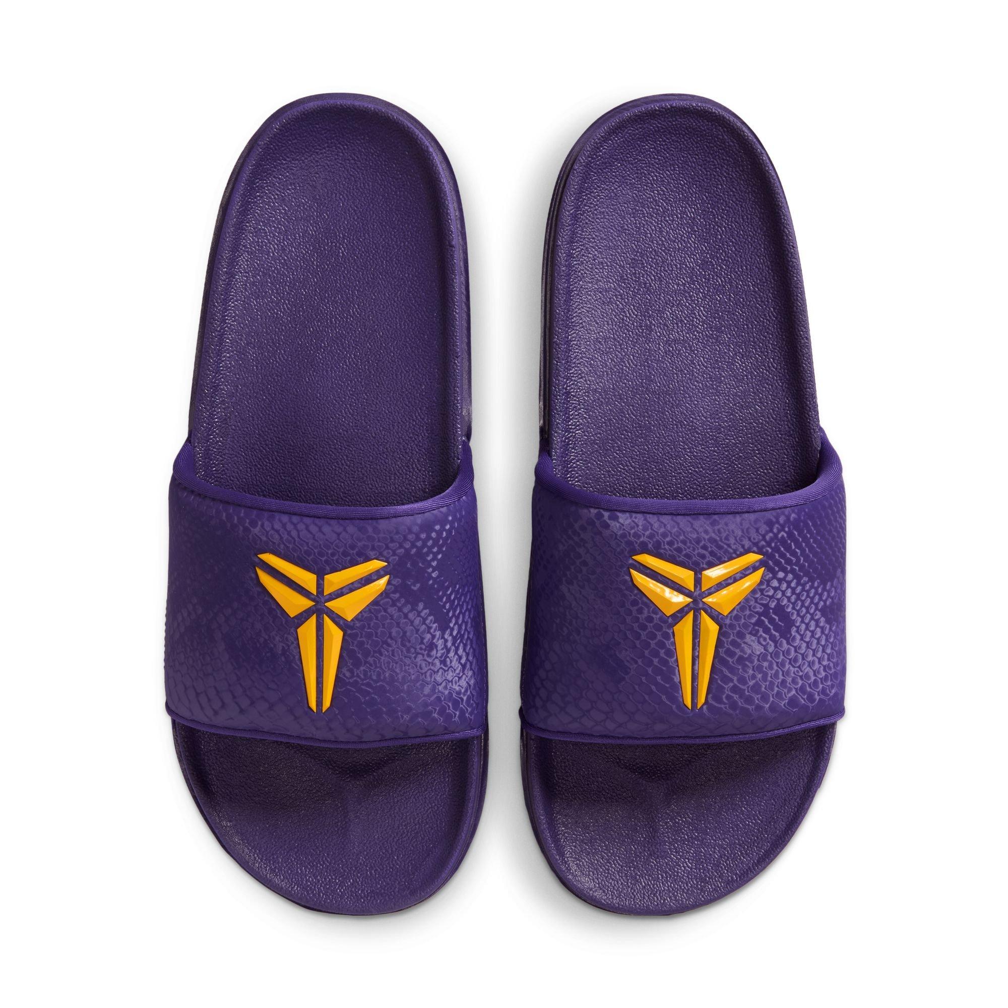 Nike Kobe Off Court "Court Purple/University Gold" Unisex Slide - PURPLE/GOLD Thumbnail View 6