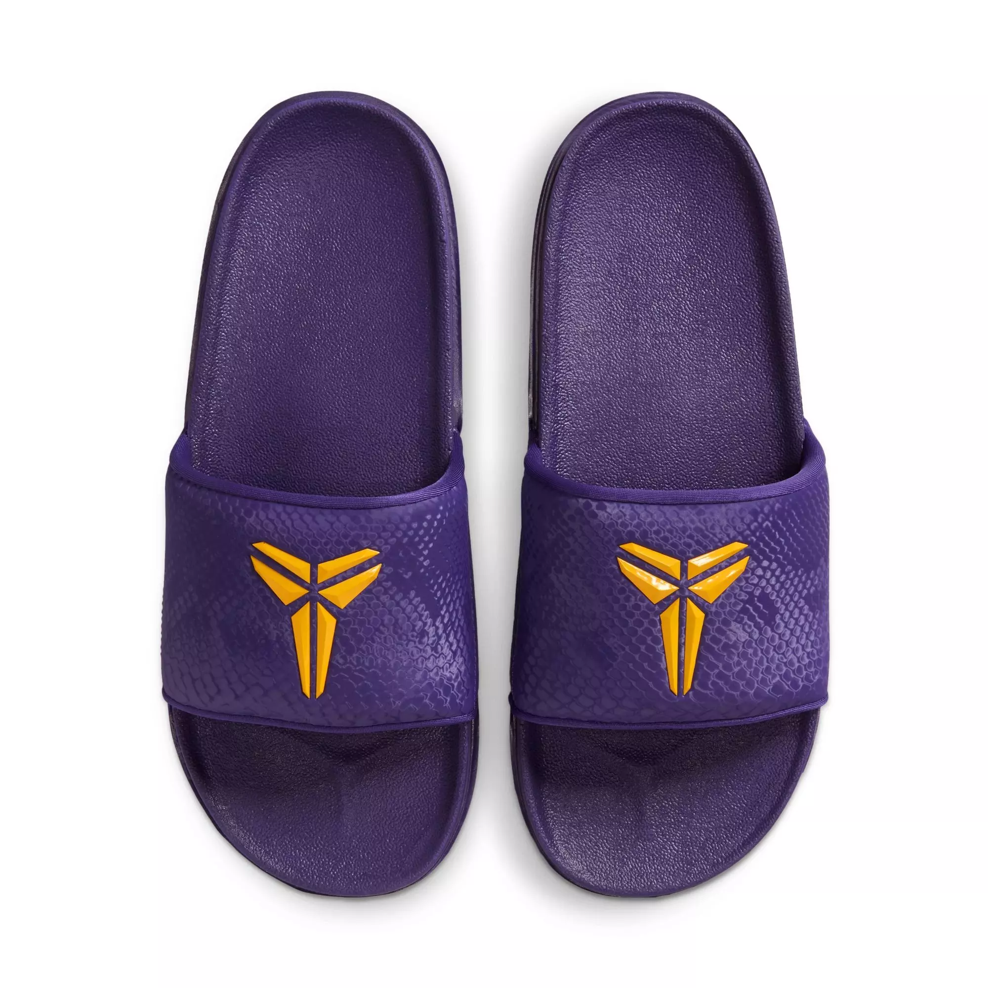 Nike Kobe Off Court "Court Purple/University Gold" Unisex Slide - PURPLE/GOLD