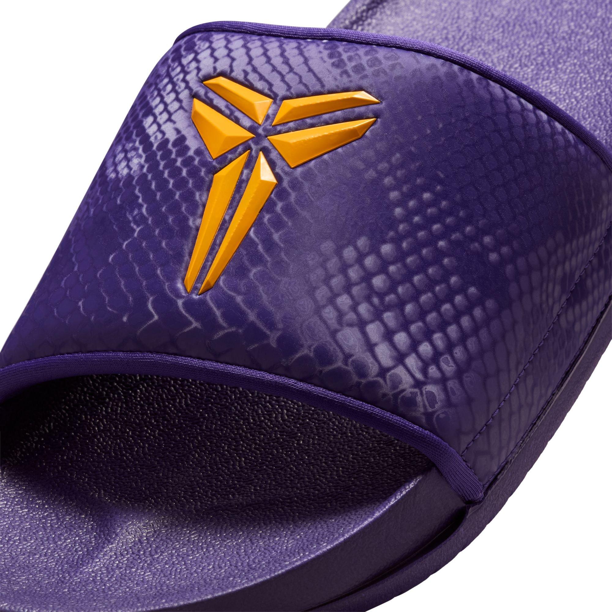 Nike Kobe Off Court "Court Purple/University Gold" Unisex Slide - PURPLE/GOLD Thumbnail View 8
