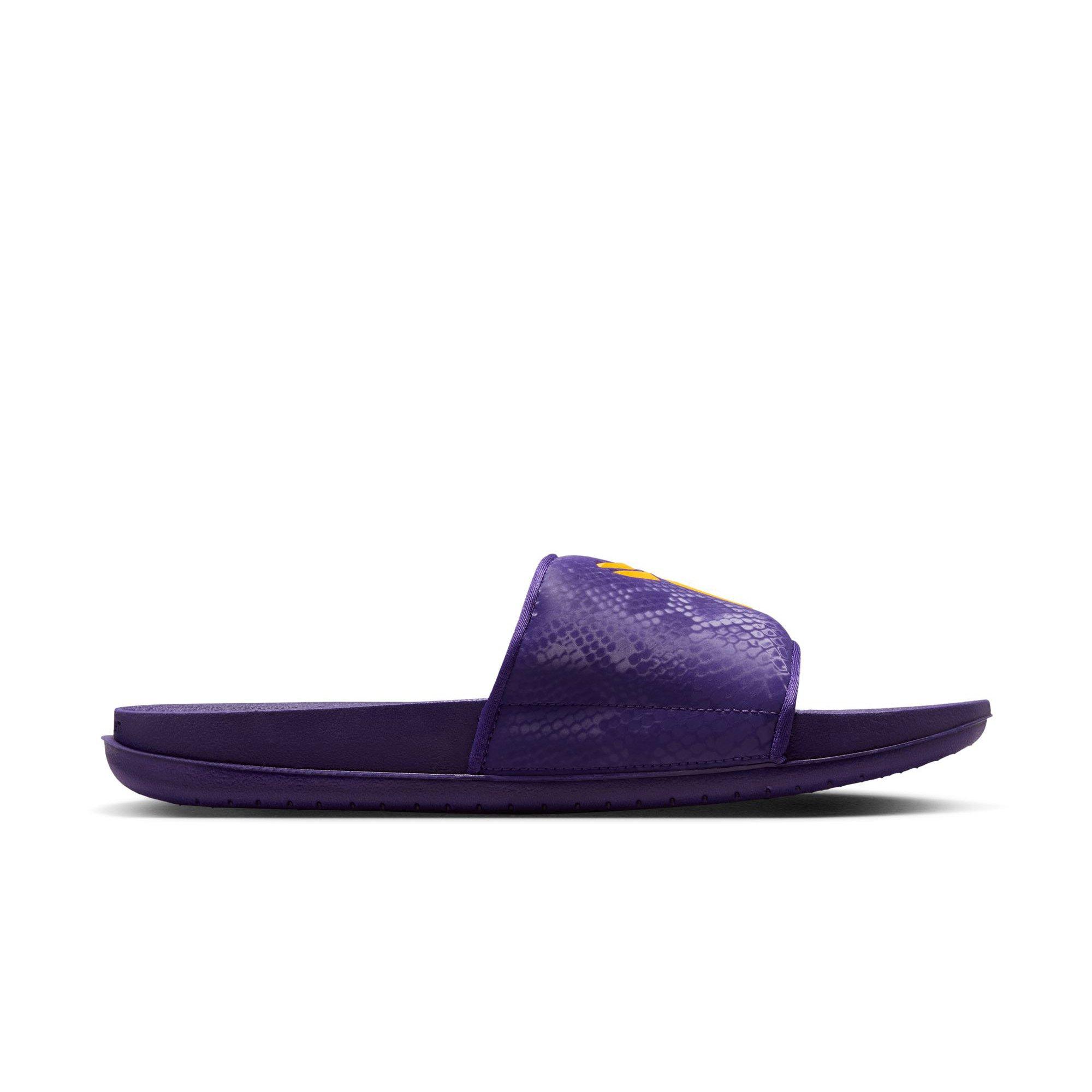 Nike Kobe Off Court "Court Purple/University Gold" Unisex Slide - PURPLE/GOLD Thumbnail View 2