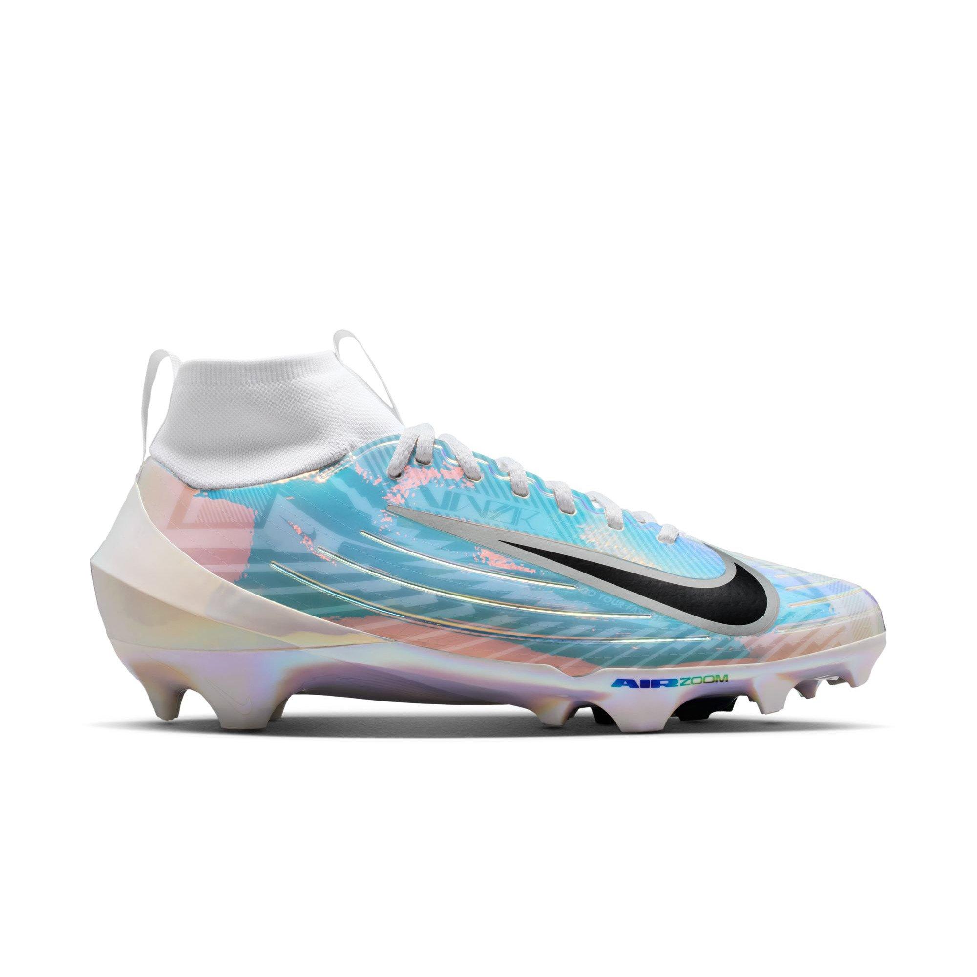 Nike Vapor Pro 1 "White/Black/Metallic Silver" Men's Football Cleat - WHITE/BLACK Thumbnail View 1