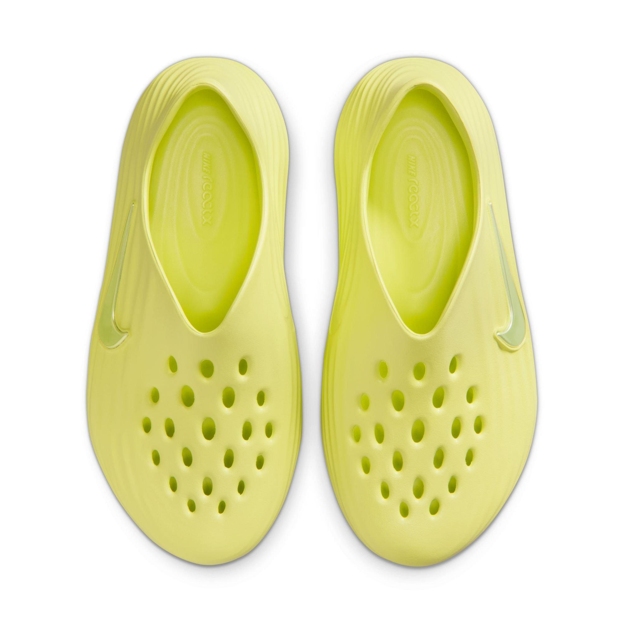 Nike ReactX Rejuven8 "Lt Lemon Twist" Women's Slide - LIME Thumbnail View 6